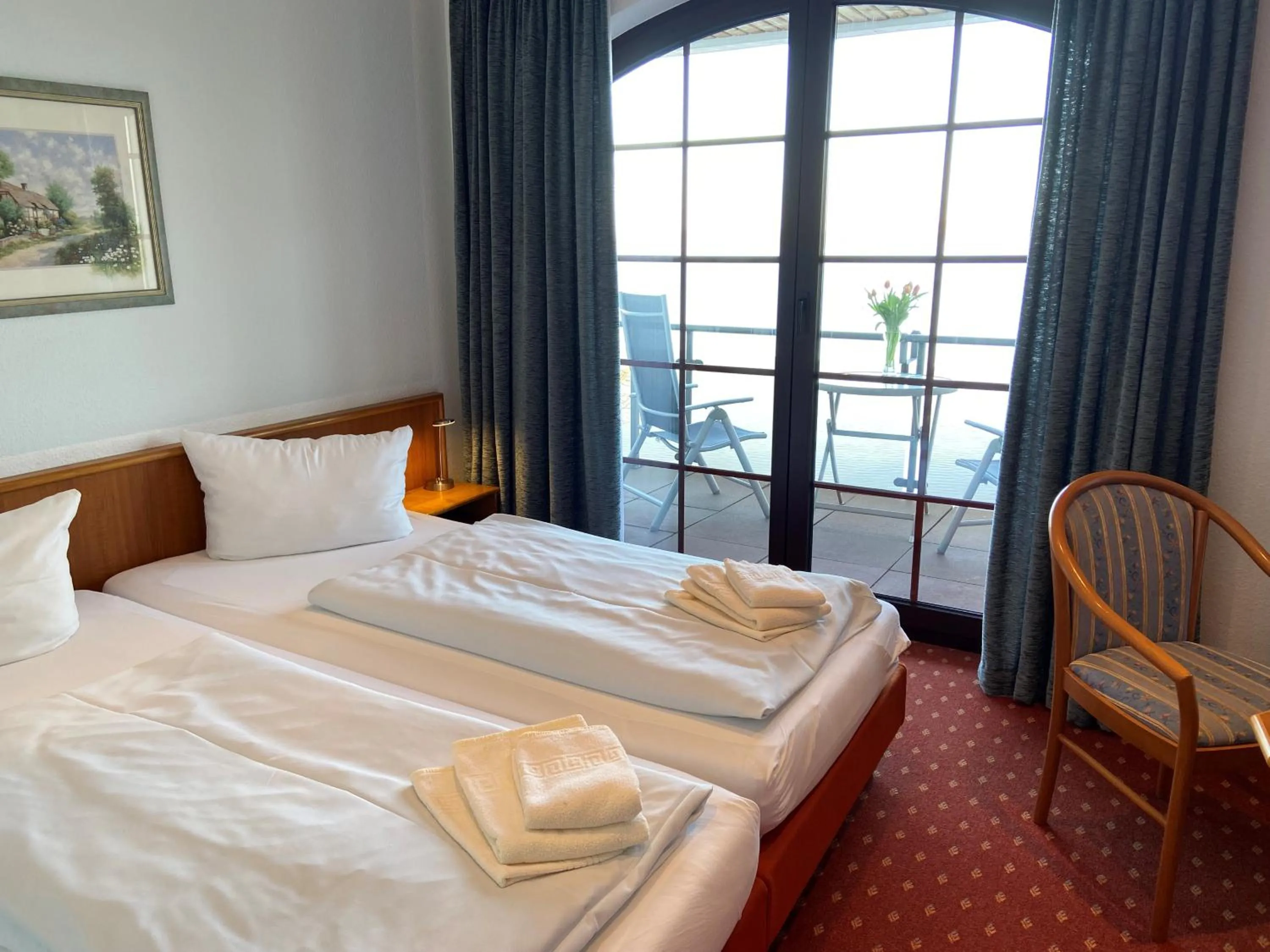 Photo of the whole room, Bed in Hotel Seerose Bad Malente