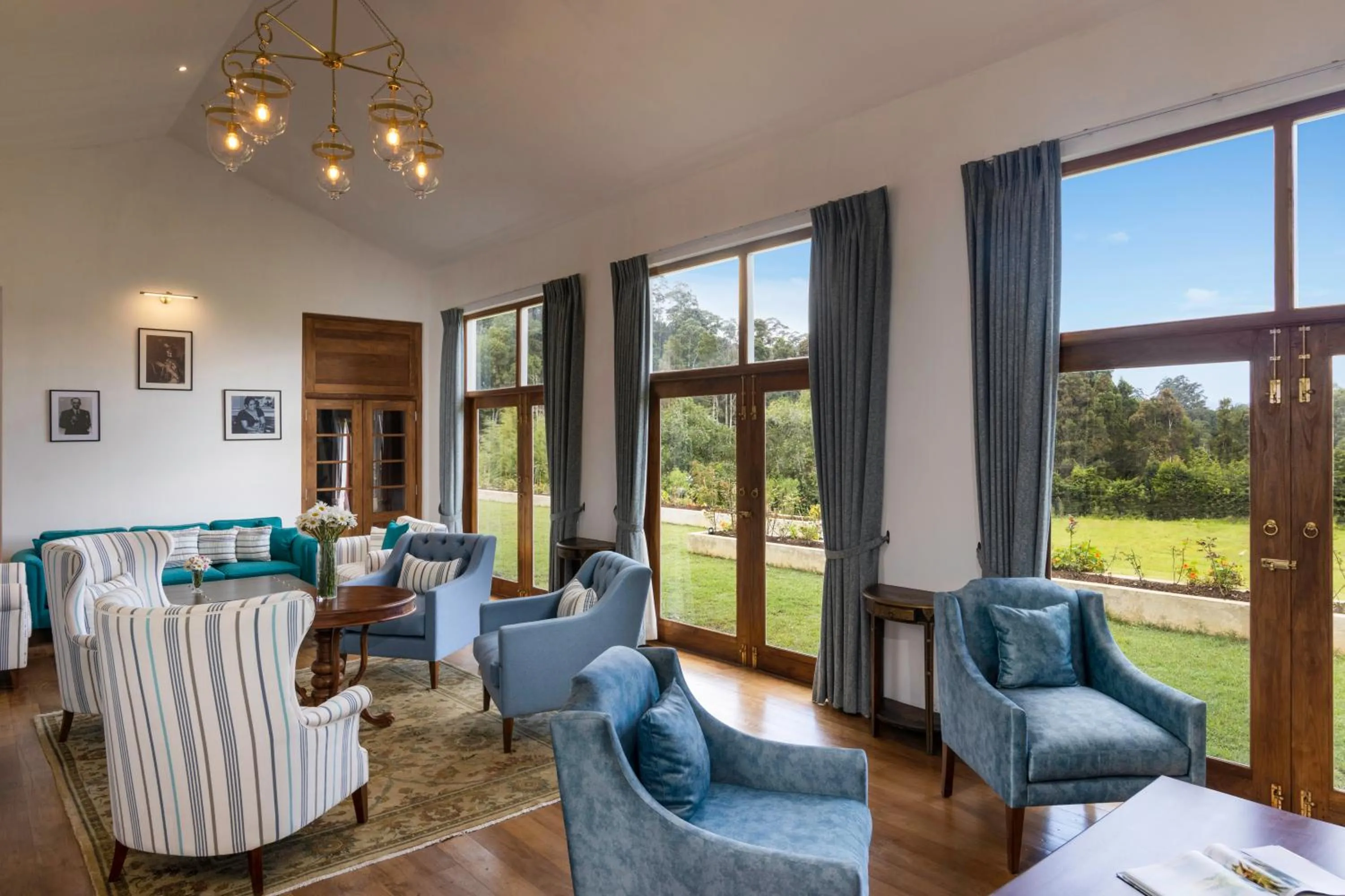 Living room in Jetwing Broomfield Bungalow