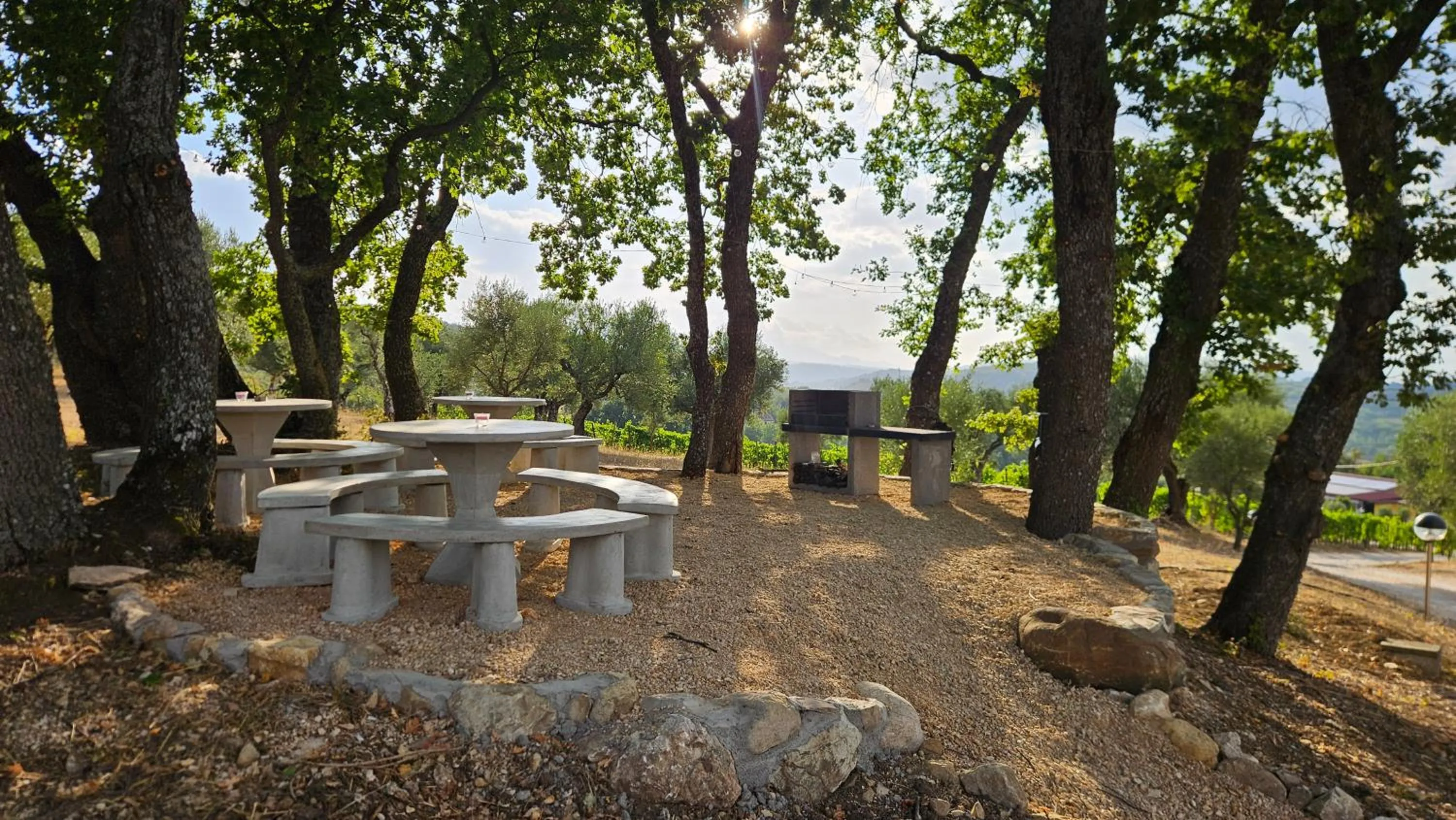 BBQ facilities in Agriturismo Le Masciare