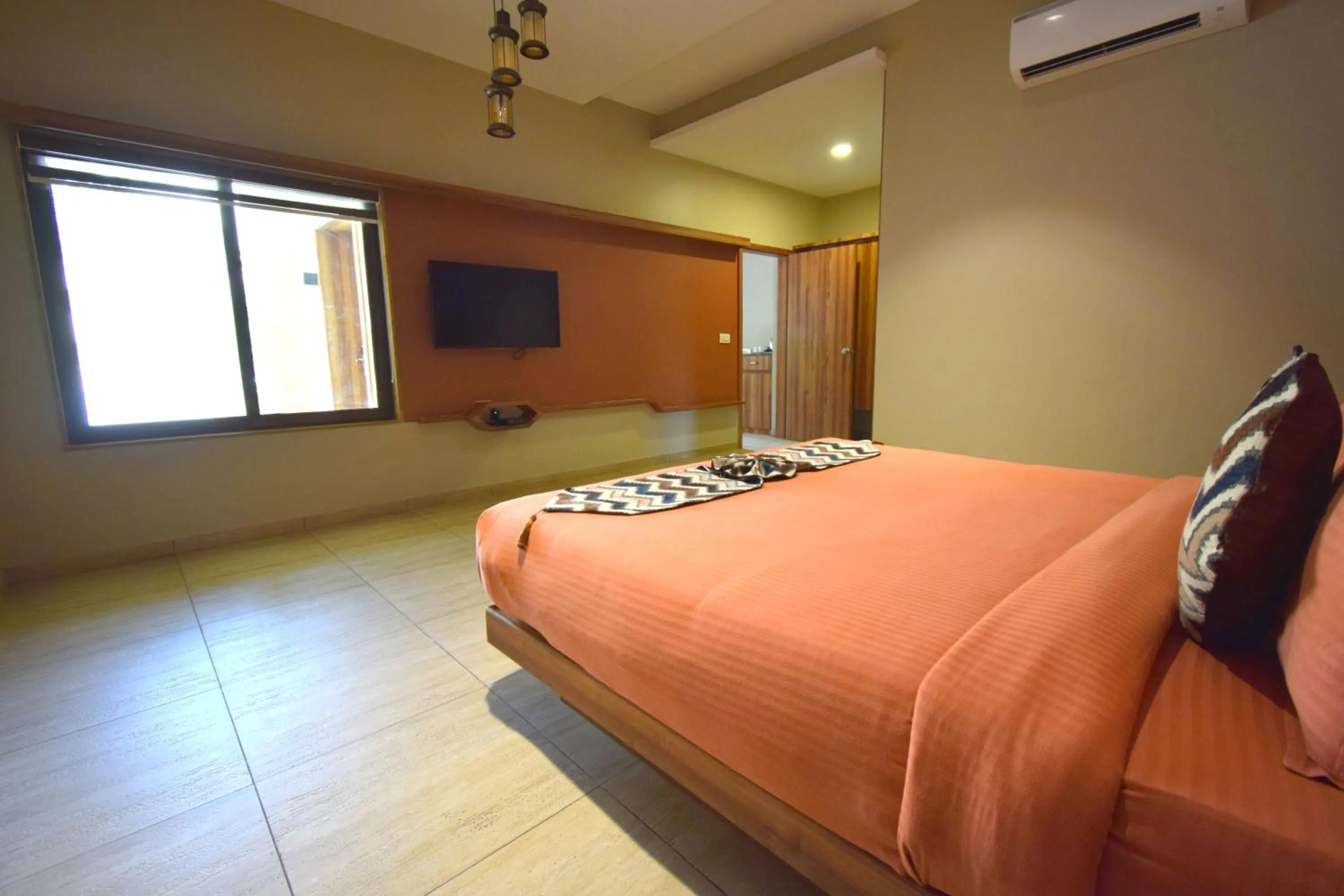 Bedroom in Bapu's Resort, Dwarka