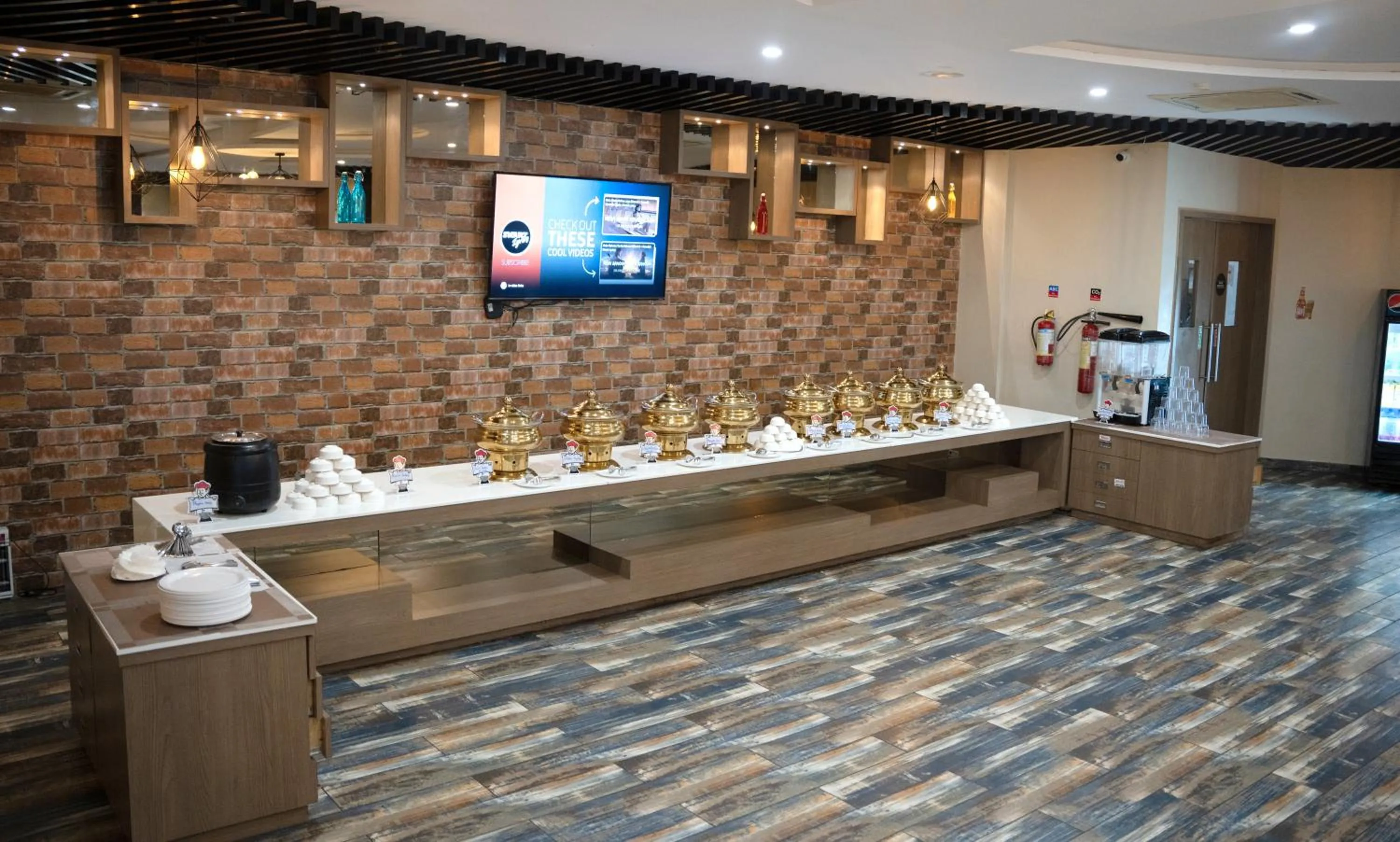 Buffet breakfast in Bapu's Resort, Dwarka