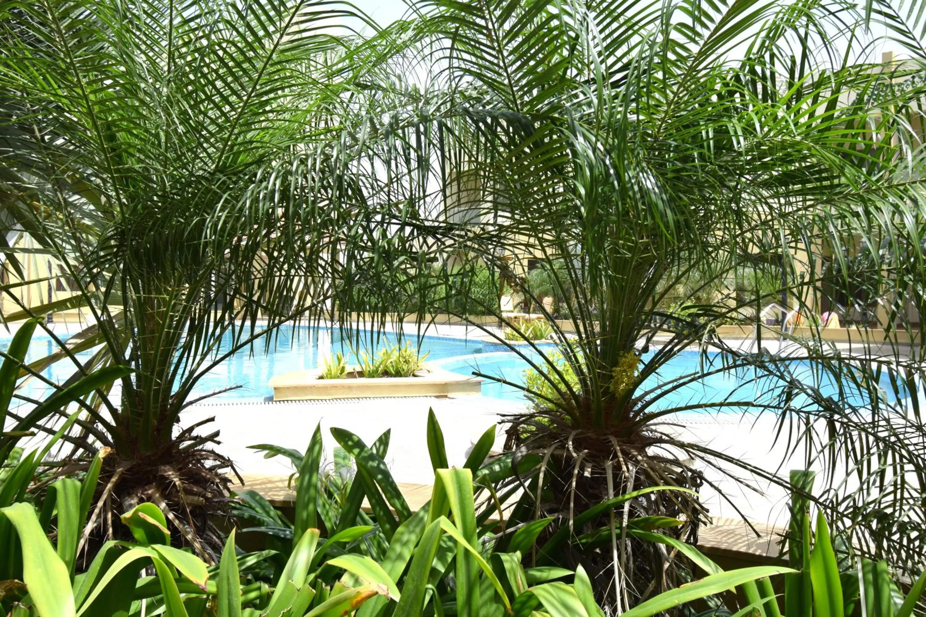 Swimming pool in Bapu's Resort, Dwarka