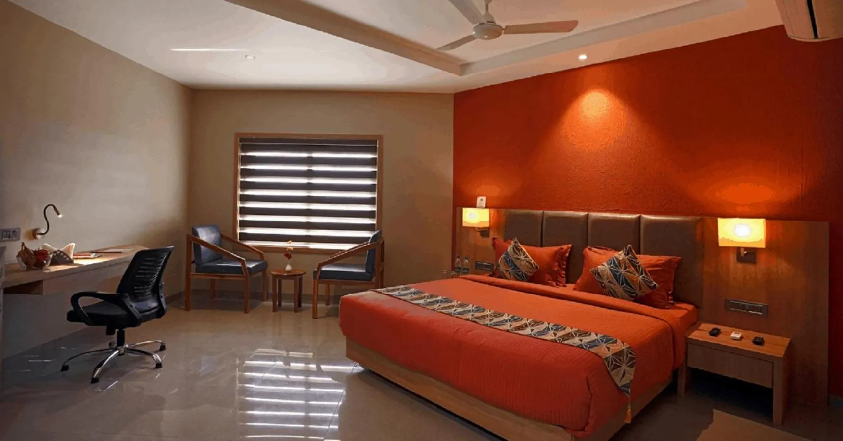 Bedroom in Bapu's Resort, Dwarka