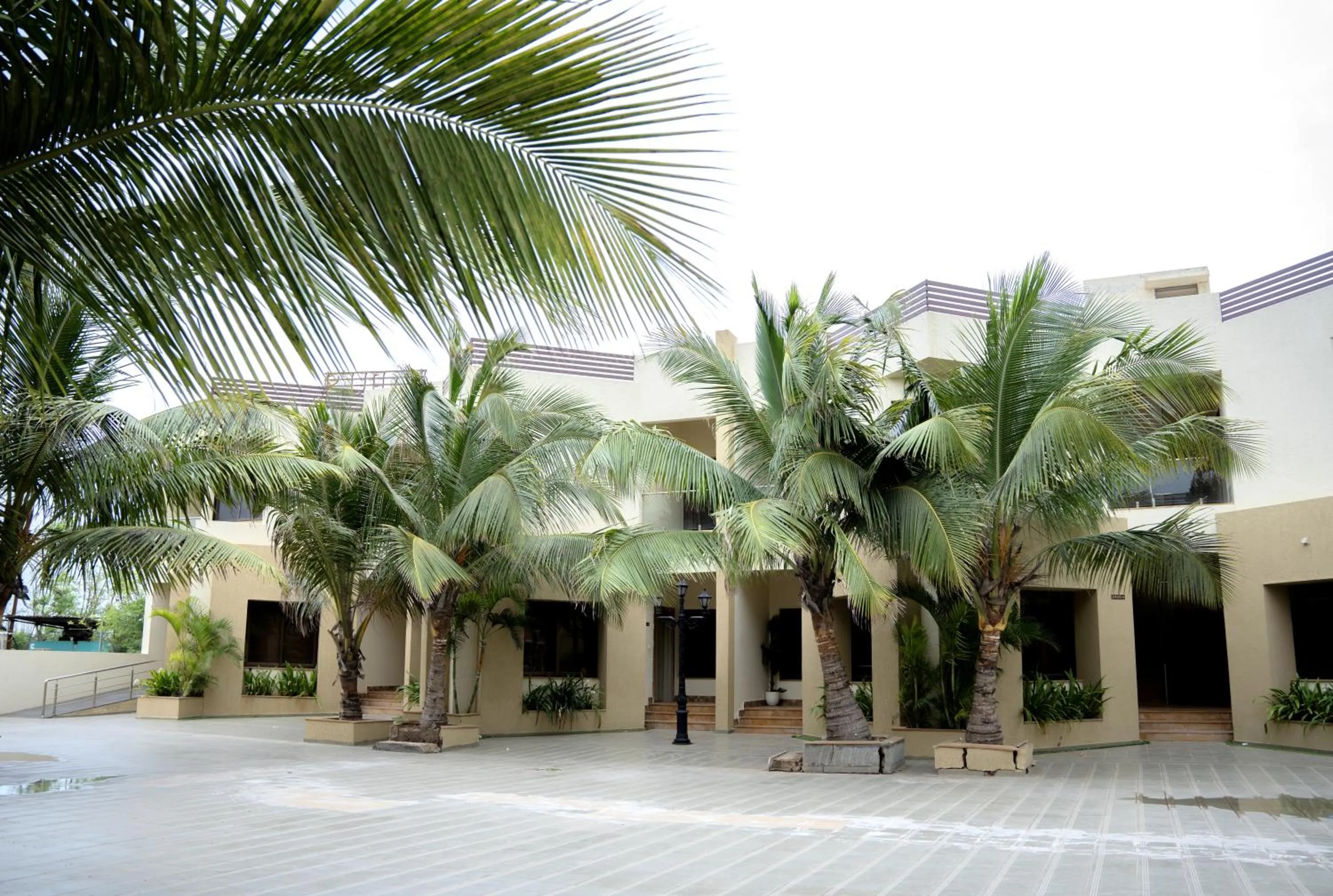 Facade/entrance in Bapu's Resort, Dwarka