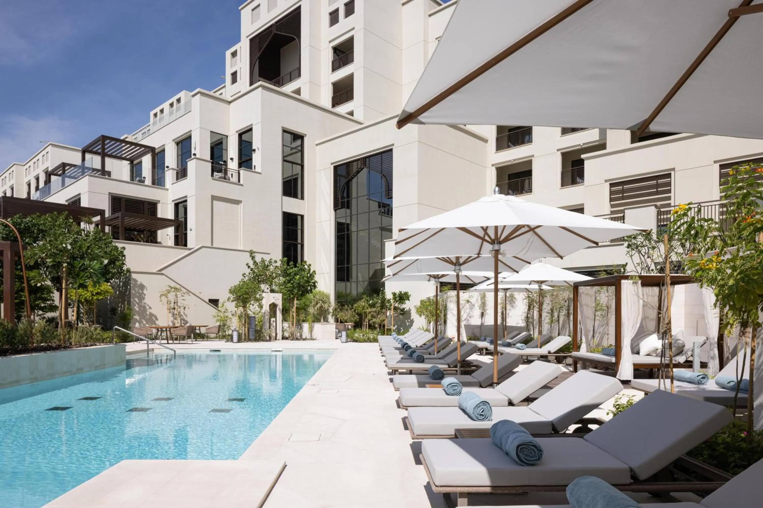 Swimming pool in Jumeirah Gulf of Bahrain