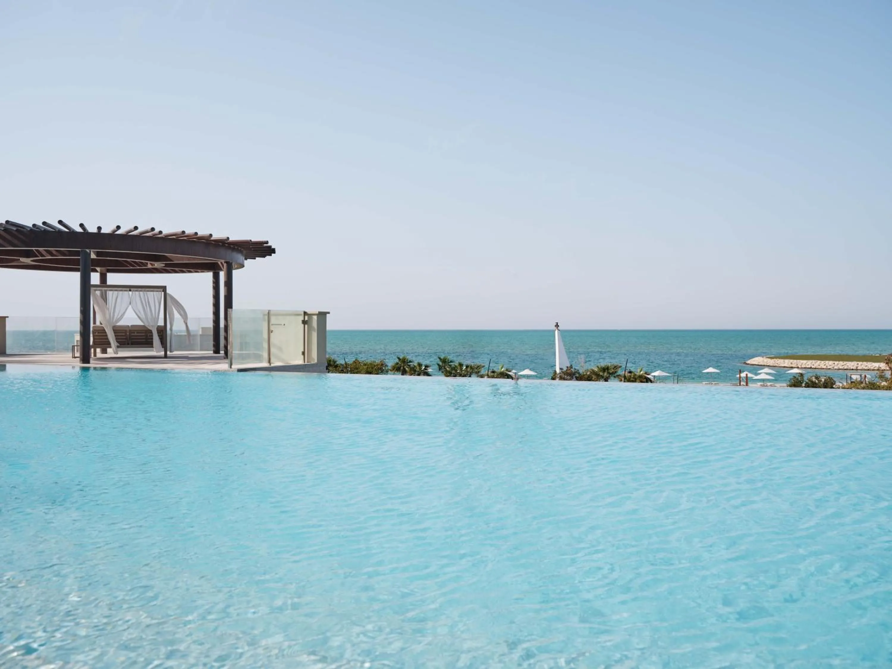 Swimming pool in Jumeirah Gulf of Bahrain