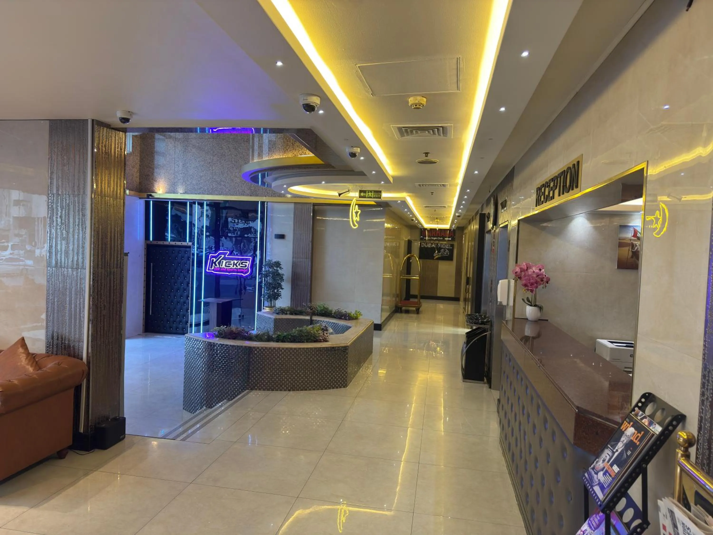 Lobby or reception in Orchid Hotel Deira