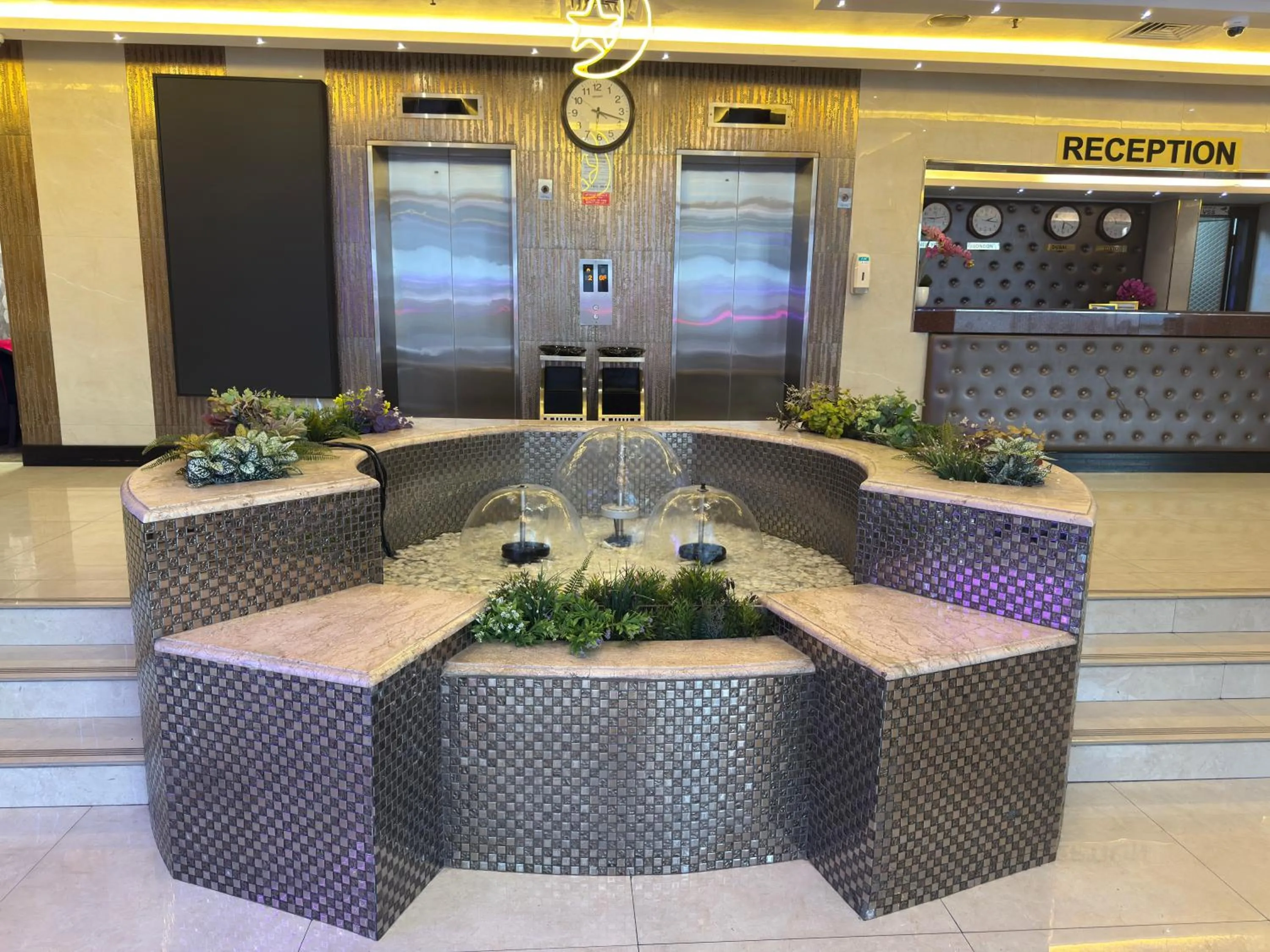 Lobby or reception in Orchid Hotel Deira