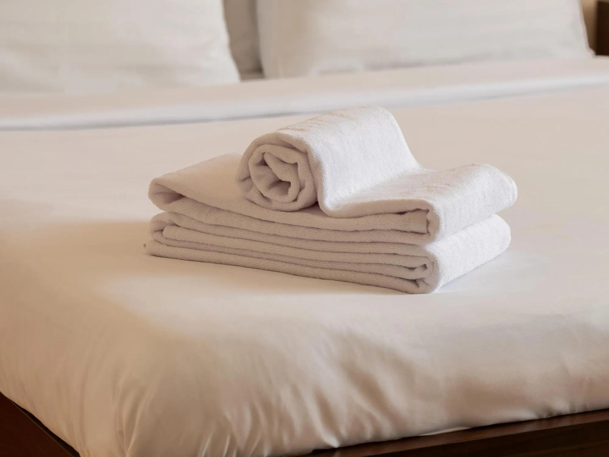 towels, Bed in La Defense Hotel Yerevan