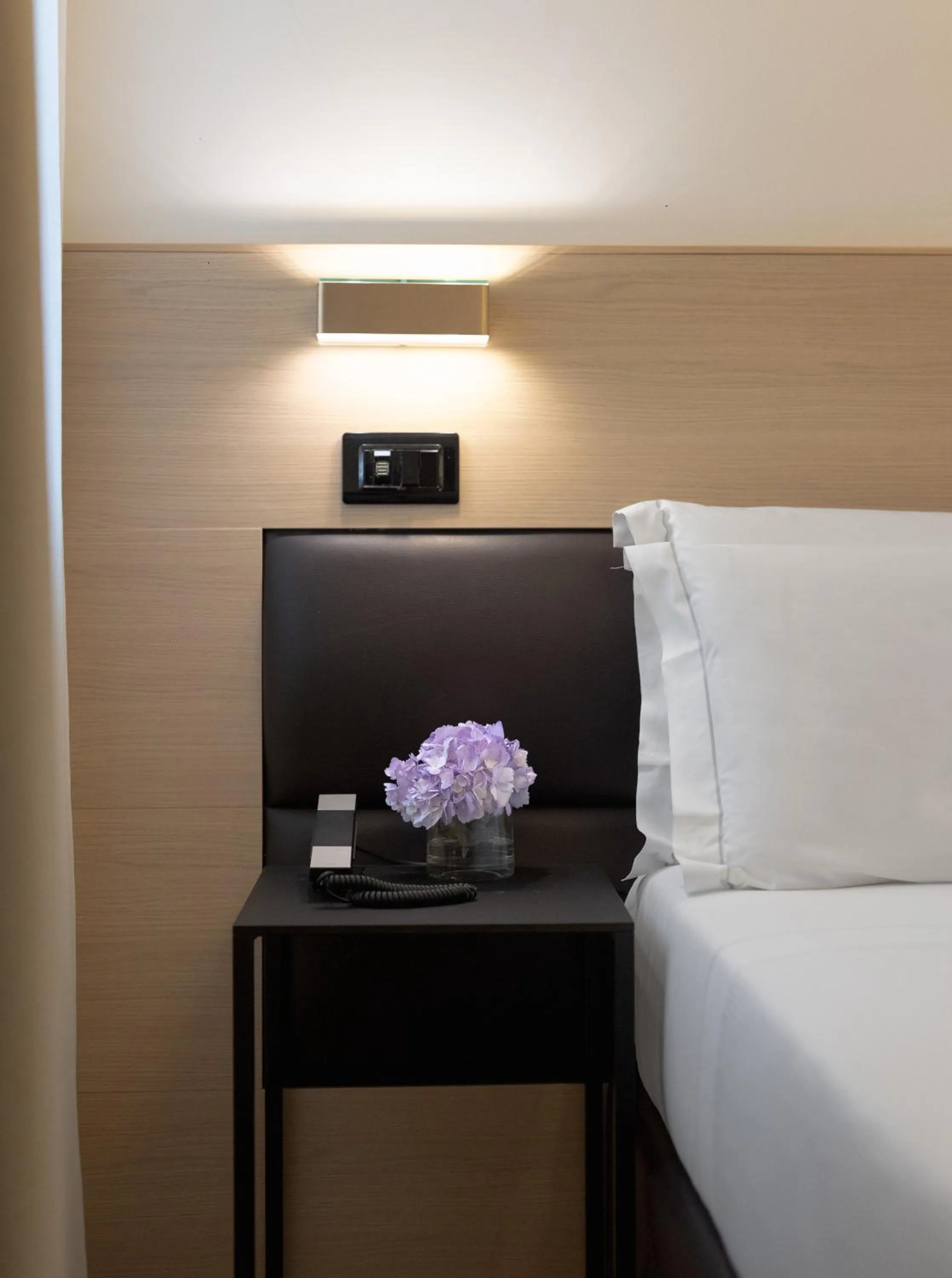 Decorative detail, Bed in Globus Urban Hotel