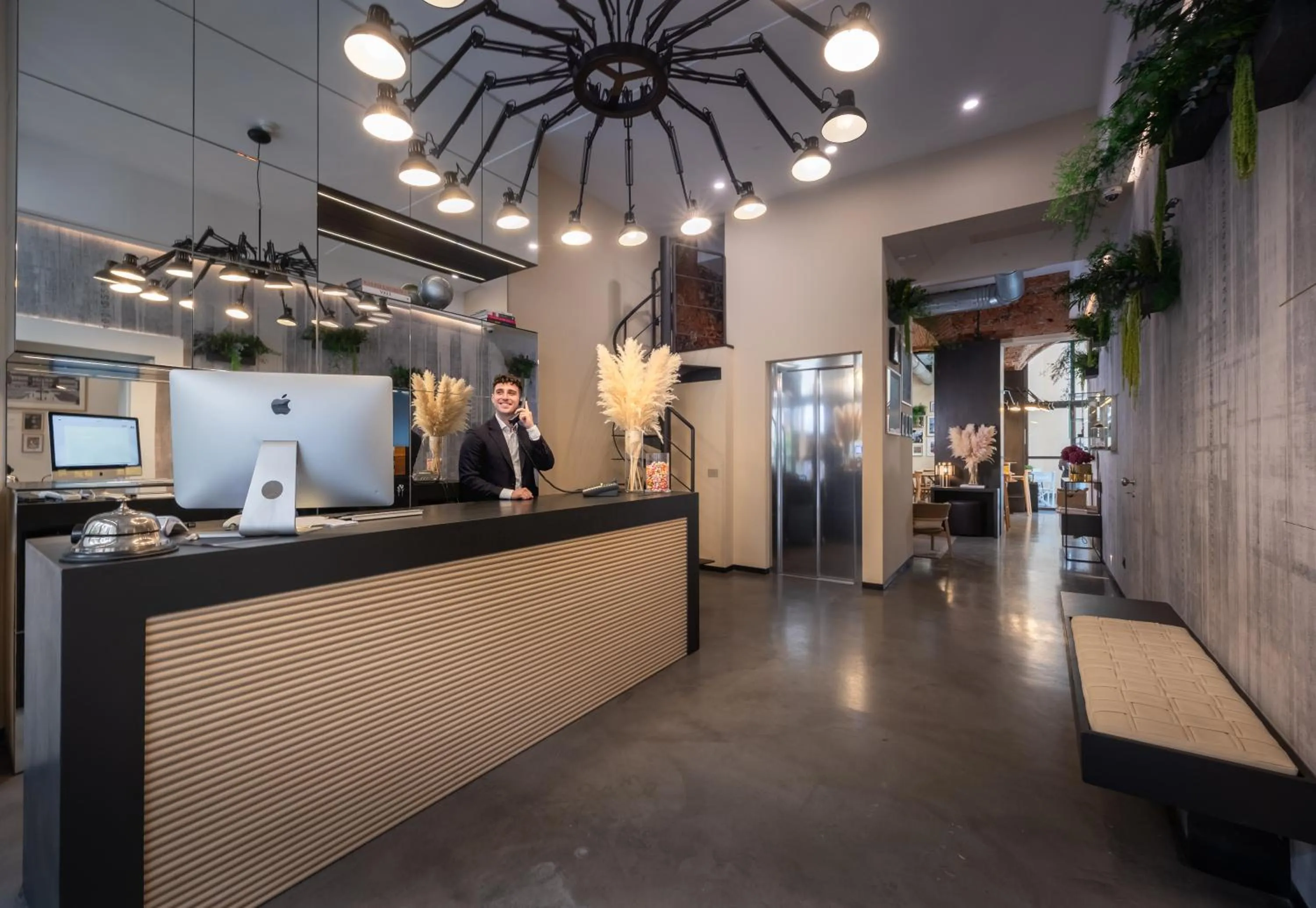 Lobby or reception in Globus Urban Hotel