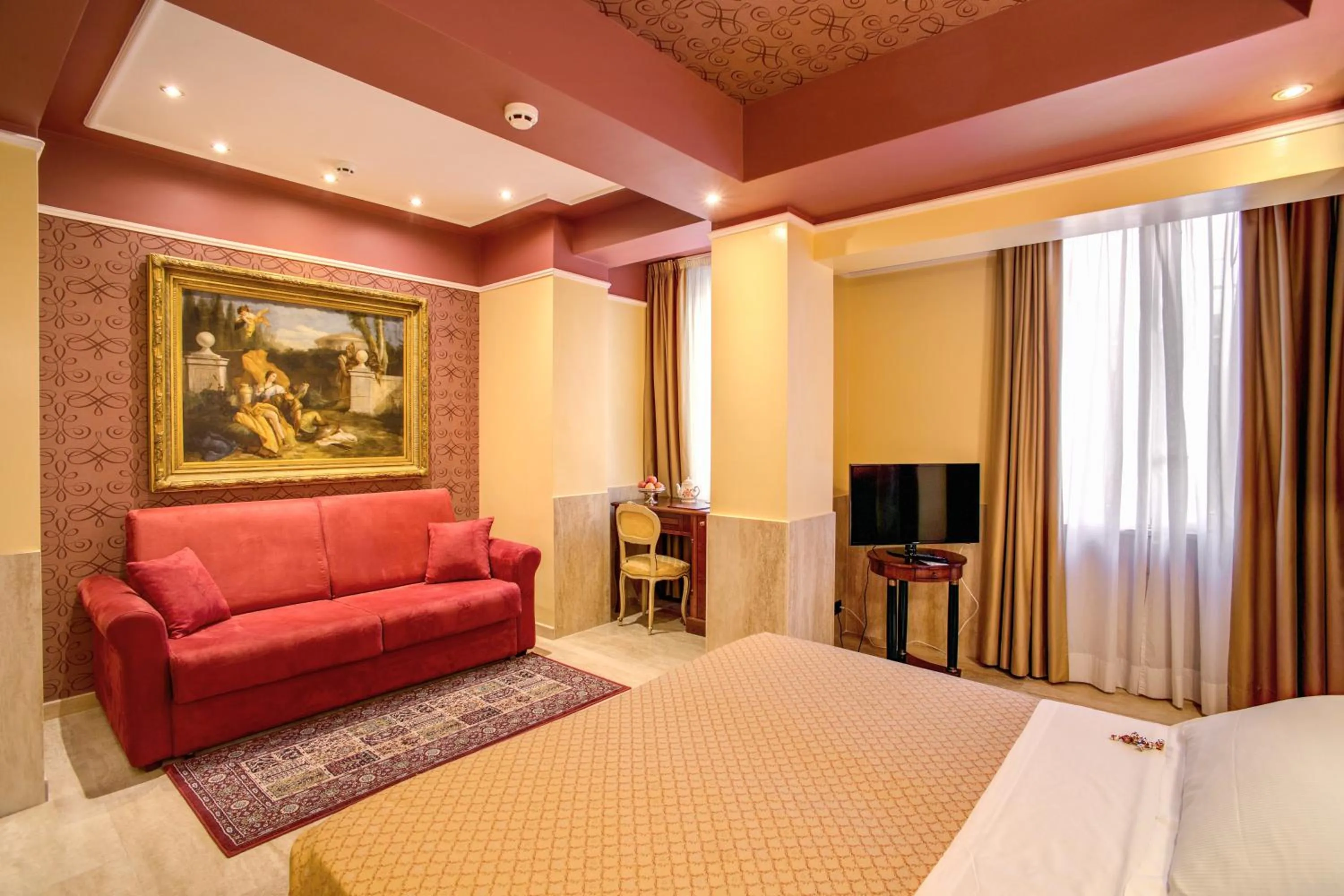 TV and multimedia, Bed in Hotel Aurelius