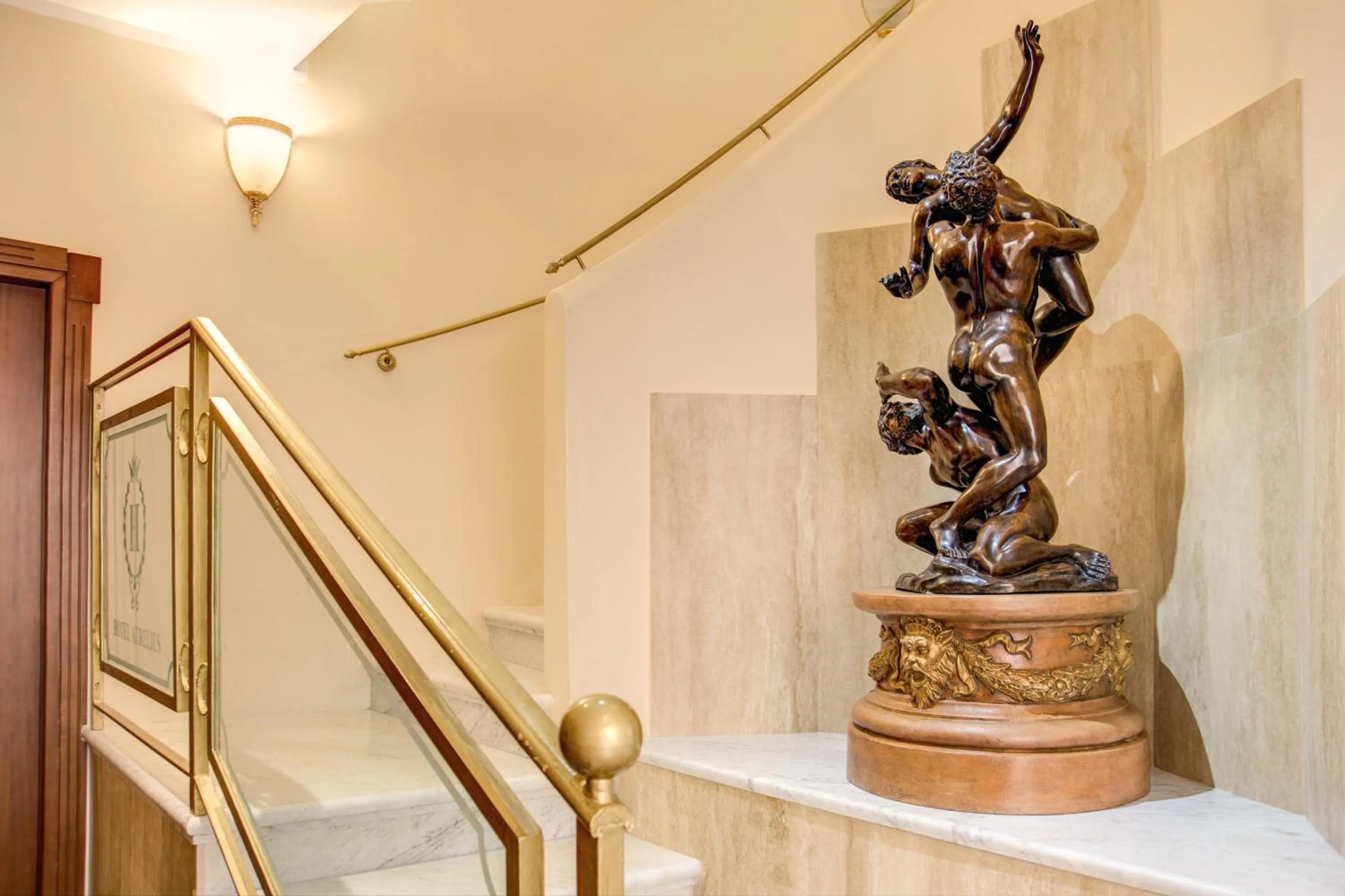 Decorative detail in Hotel Aurelius