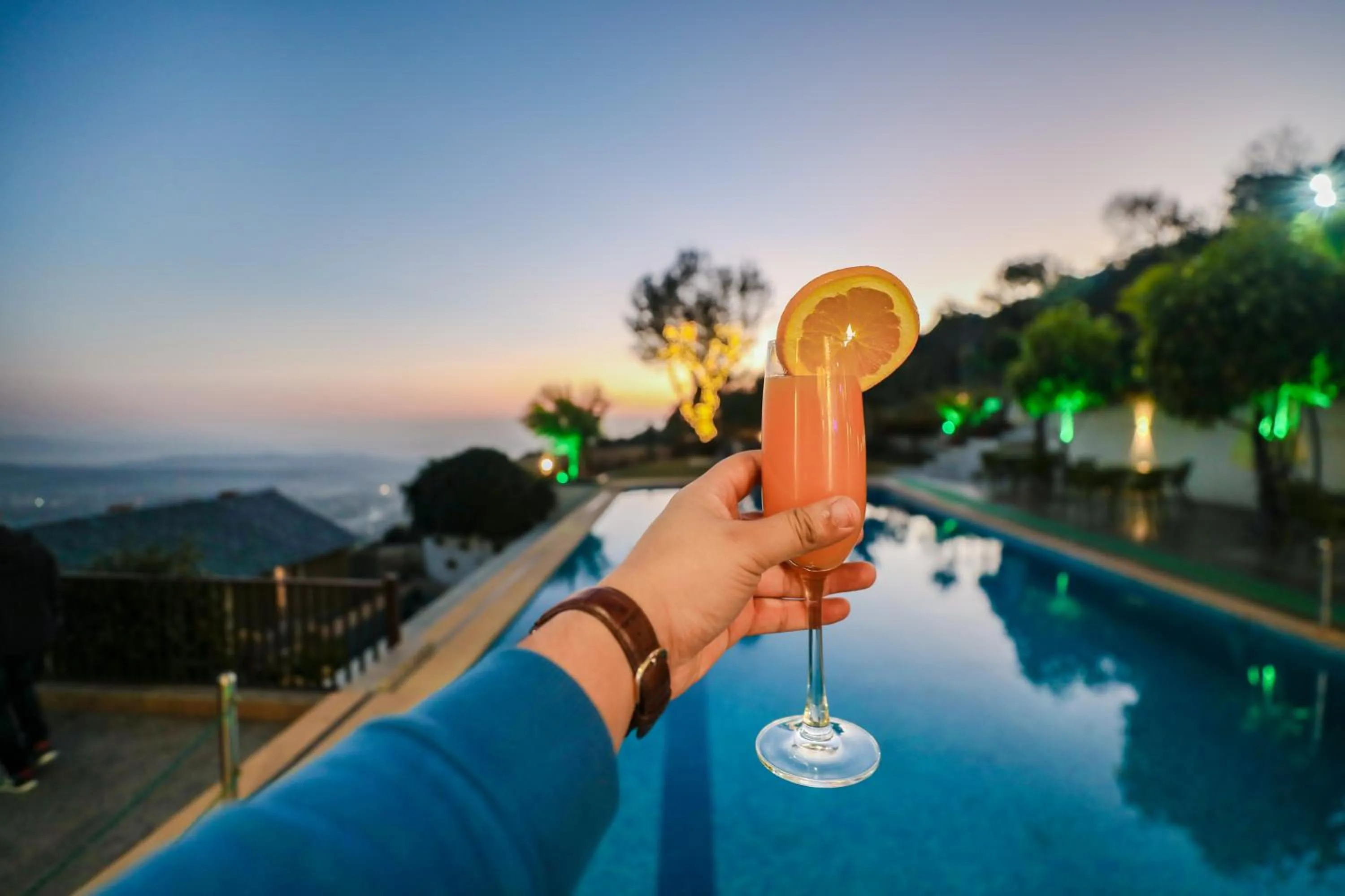 Swimming pool in Regenta Resort Exotica Dharamshala on Hilltop