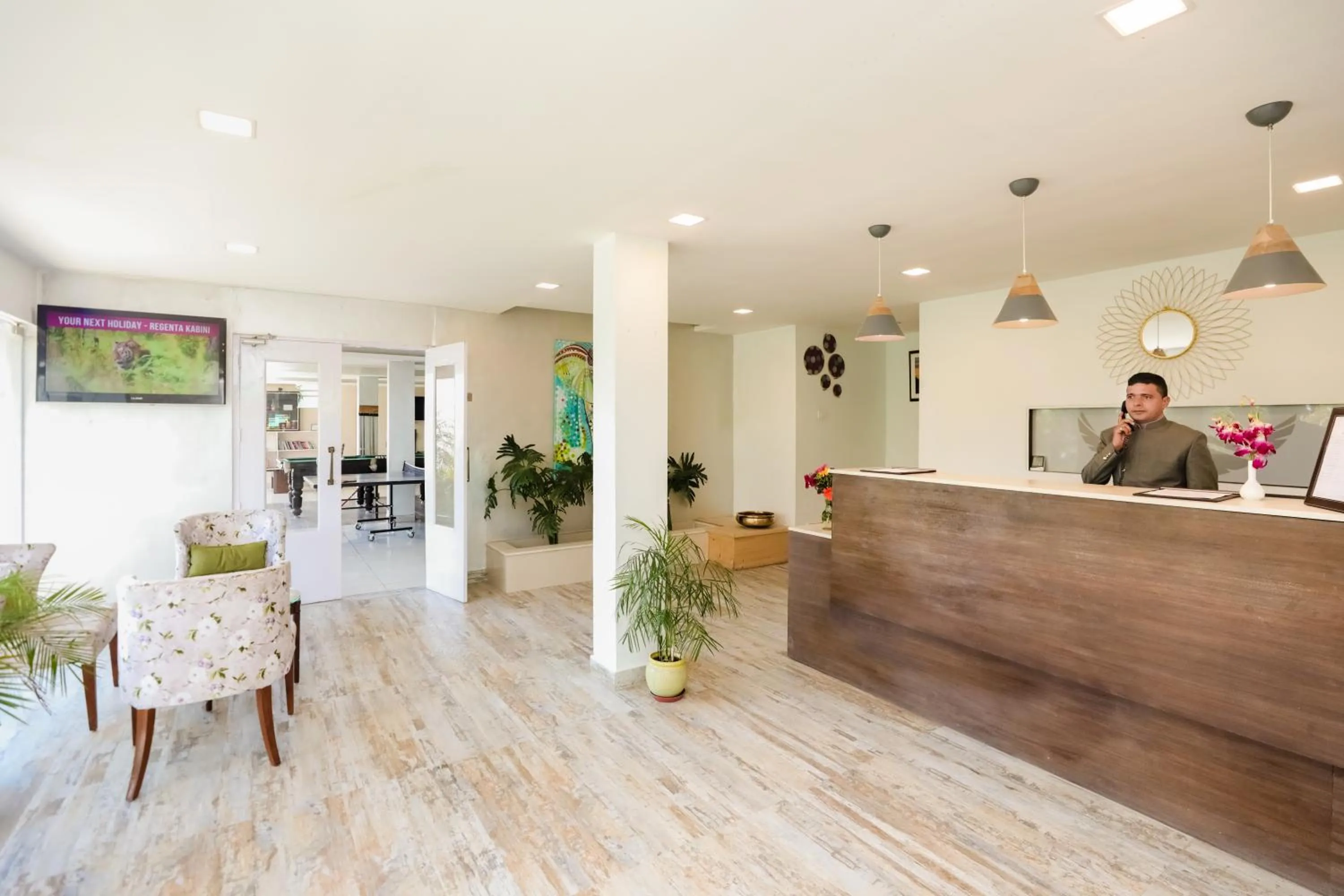 Lobby or reception in Regenta Resort Exotica Dharamshala on Hilltop