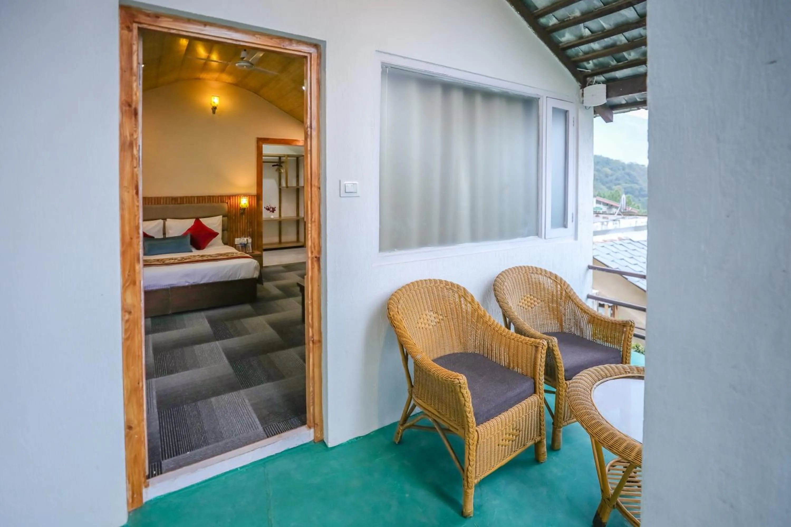 Balcony/Terrace in Regenta Resort Exotica Dharamshala on Hilltop