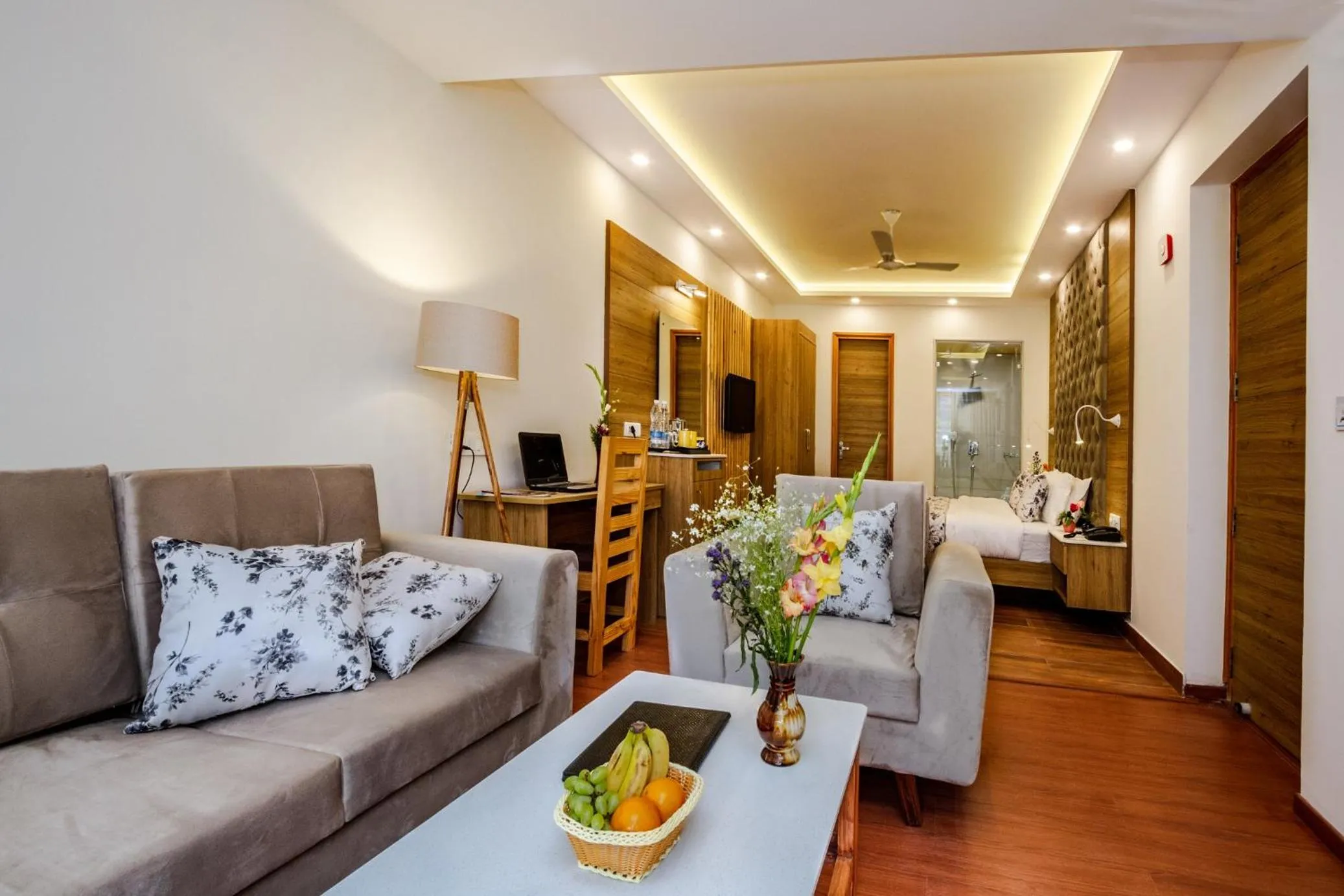 Living room in Anand Vardhan Resorts