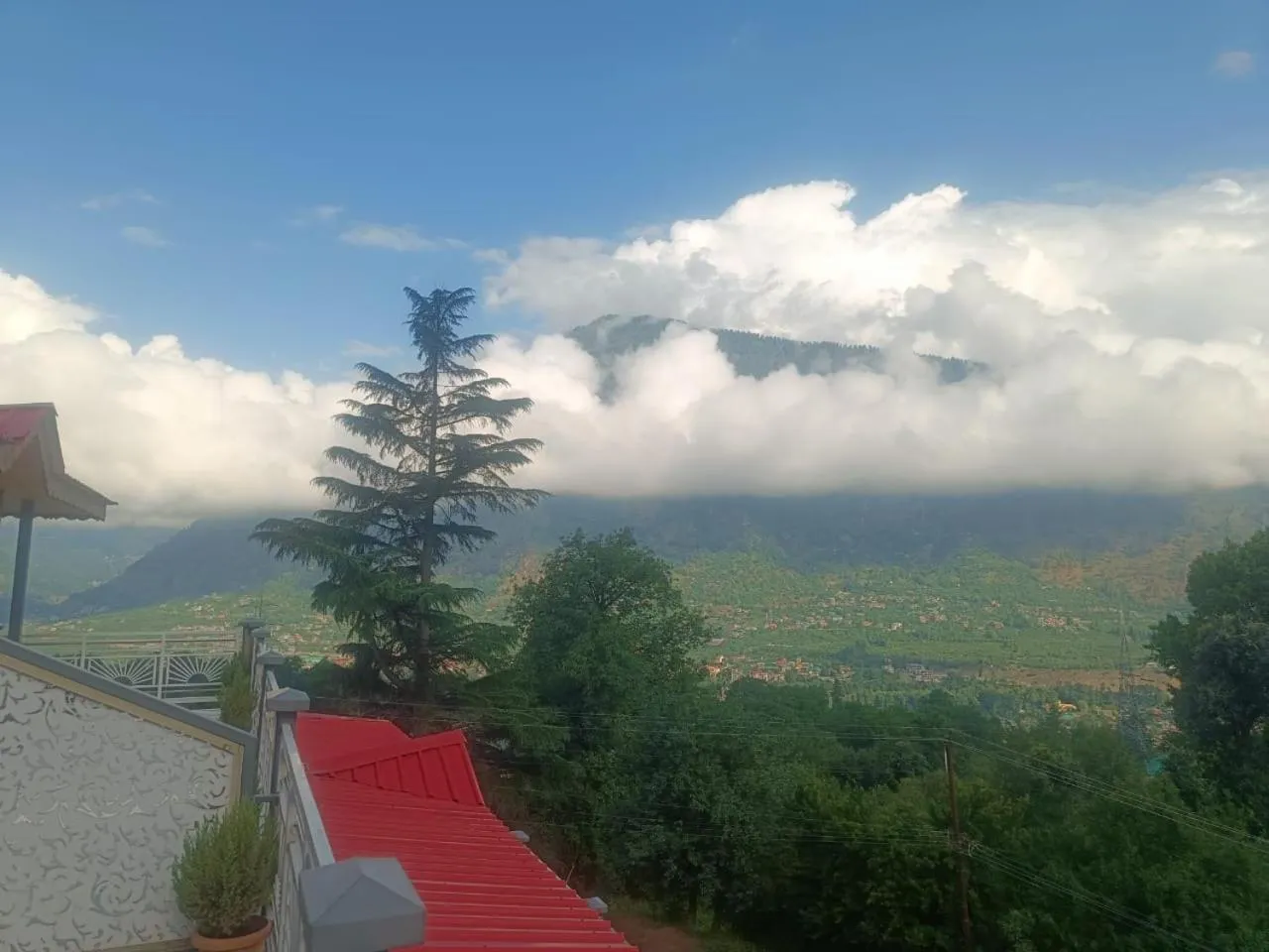 View (from property/room) in Anand Vardhan Resorts