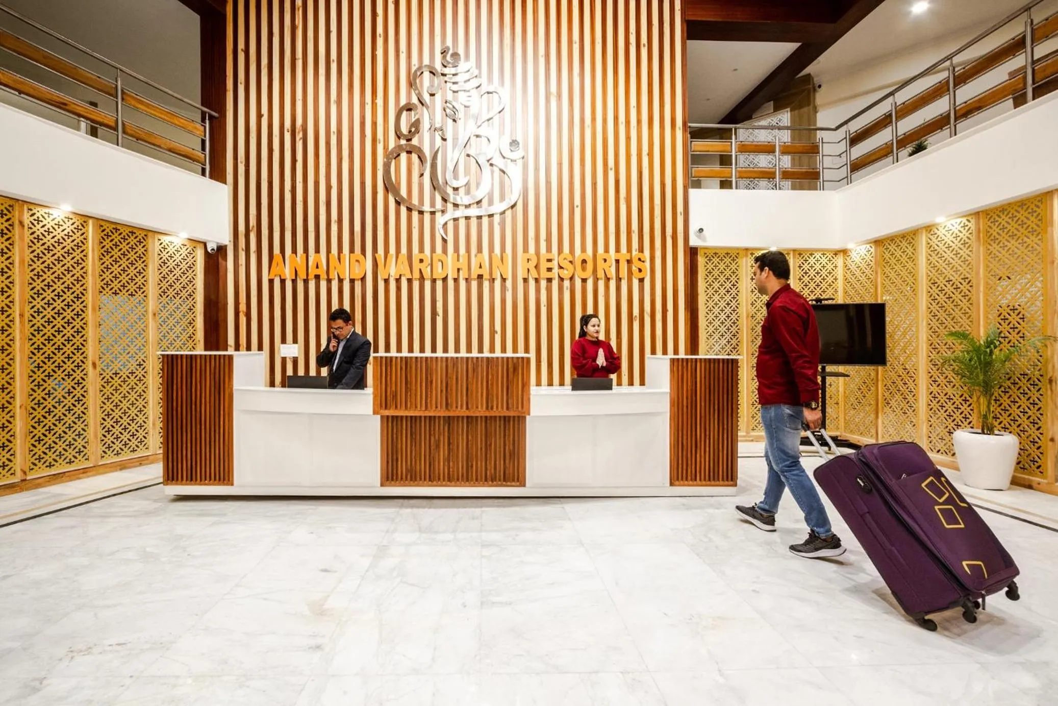 Lobby or reception in Anand Vardhan Resorts