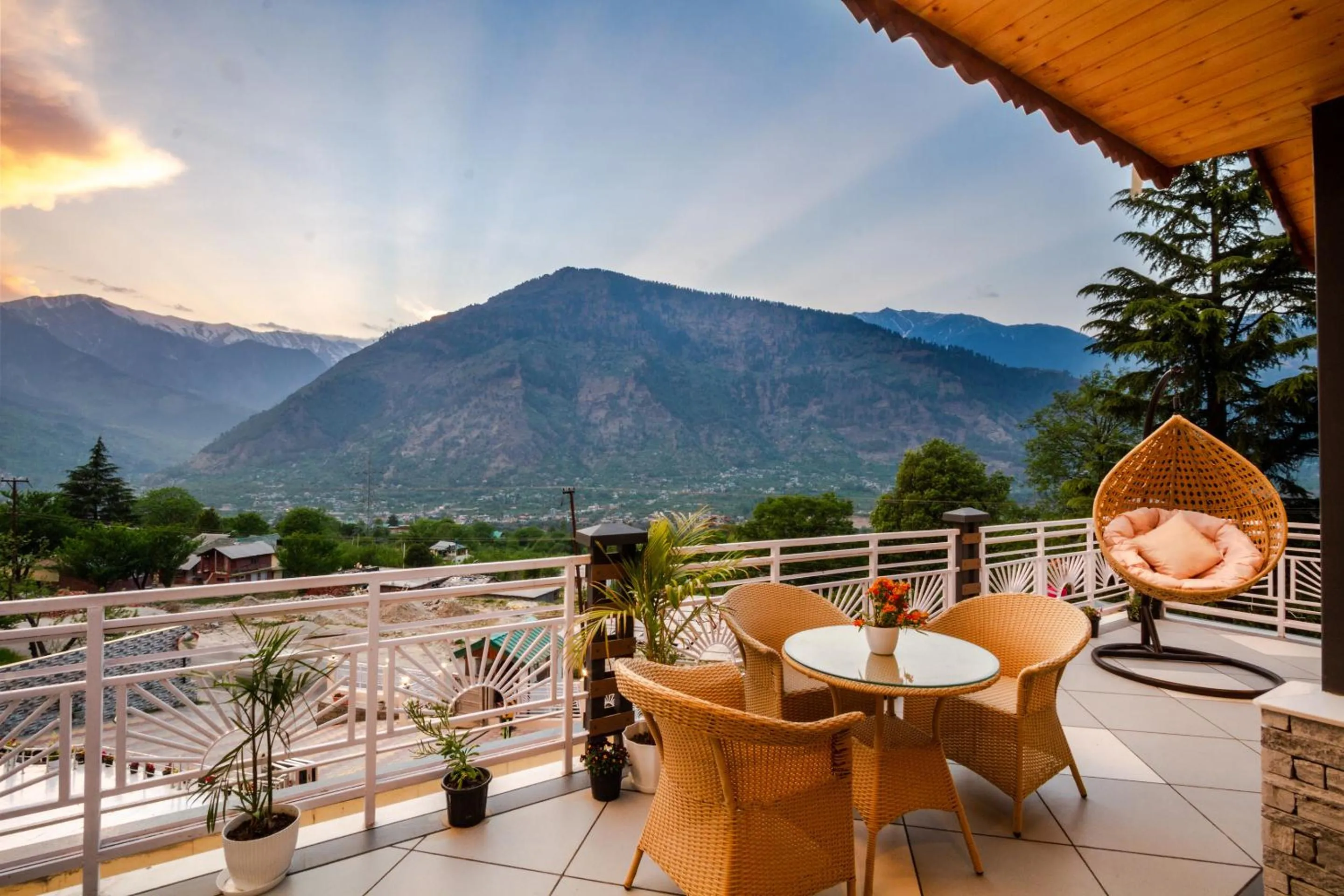 Balcony/Terrace in Anand Vardhan Resorts