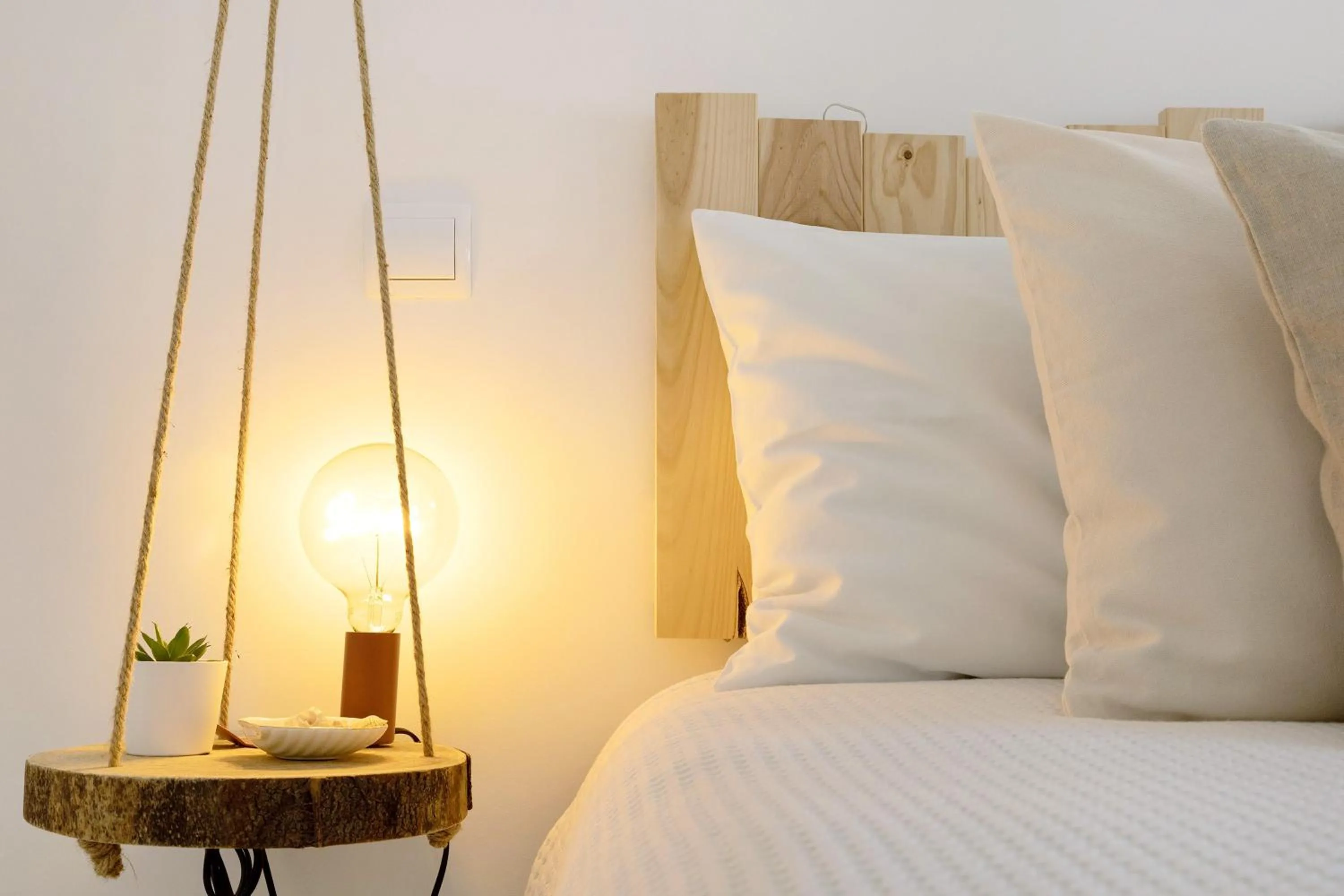 Living room, Bed in Casa Minke