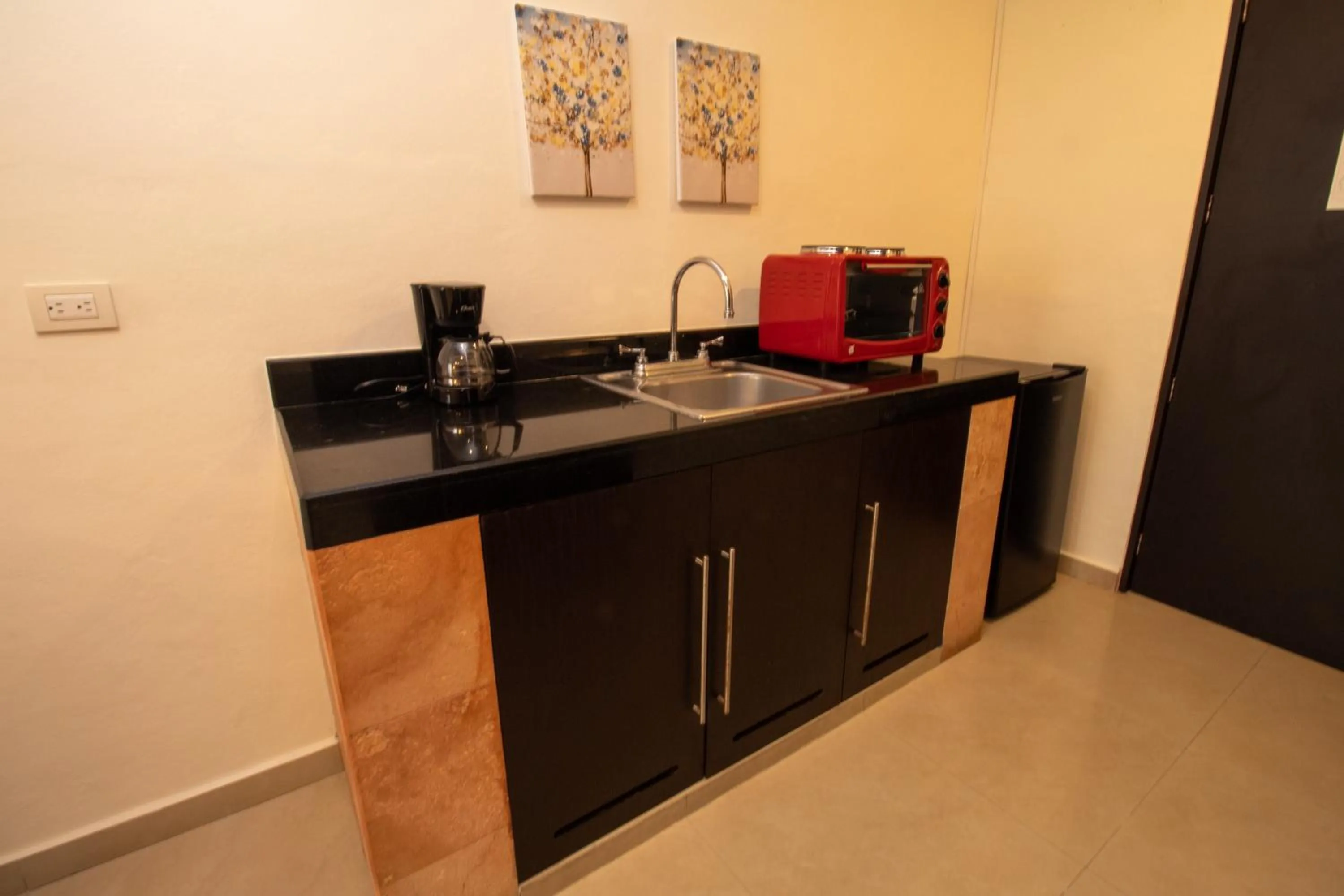 Kitchen or kitchenette in Hotel Villas Segovia Playa del Carmen