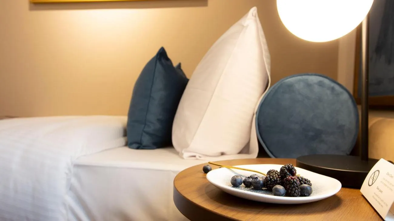 Bed in Delphi Hotel & Restaurant