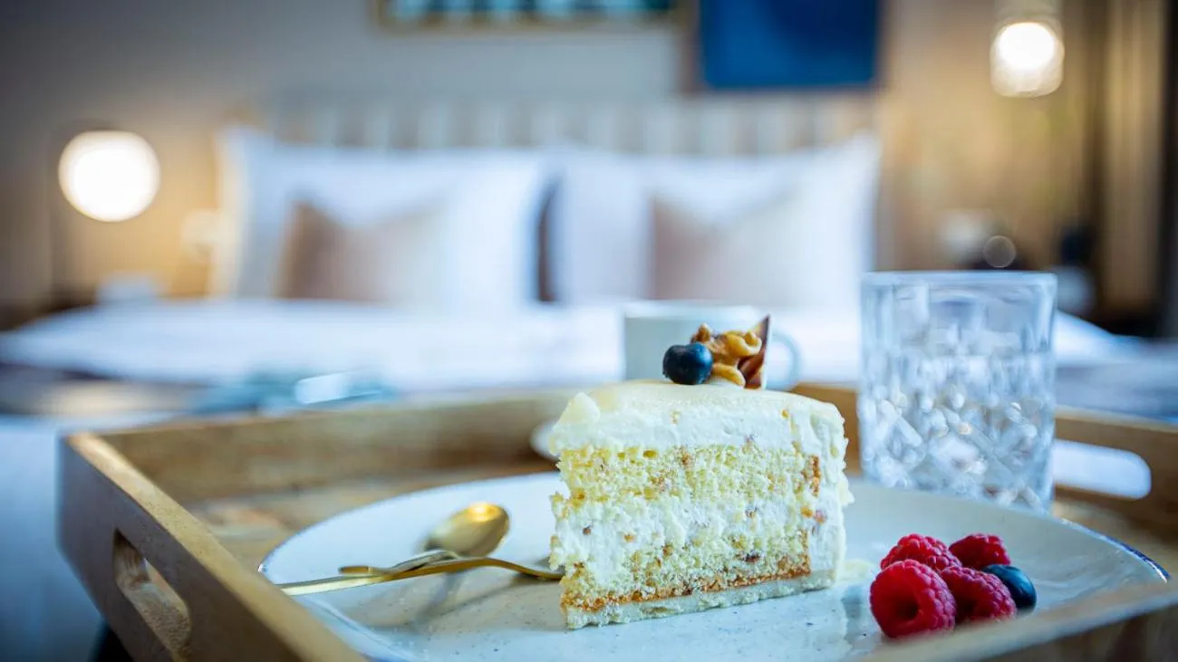 Bed in Delphi Hotel & Restaurant