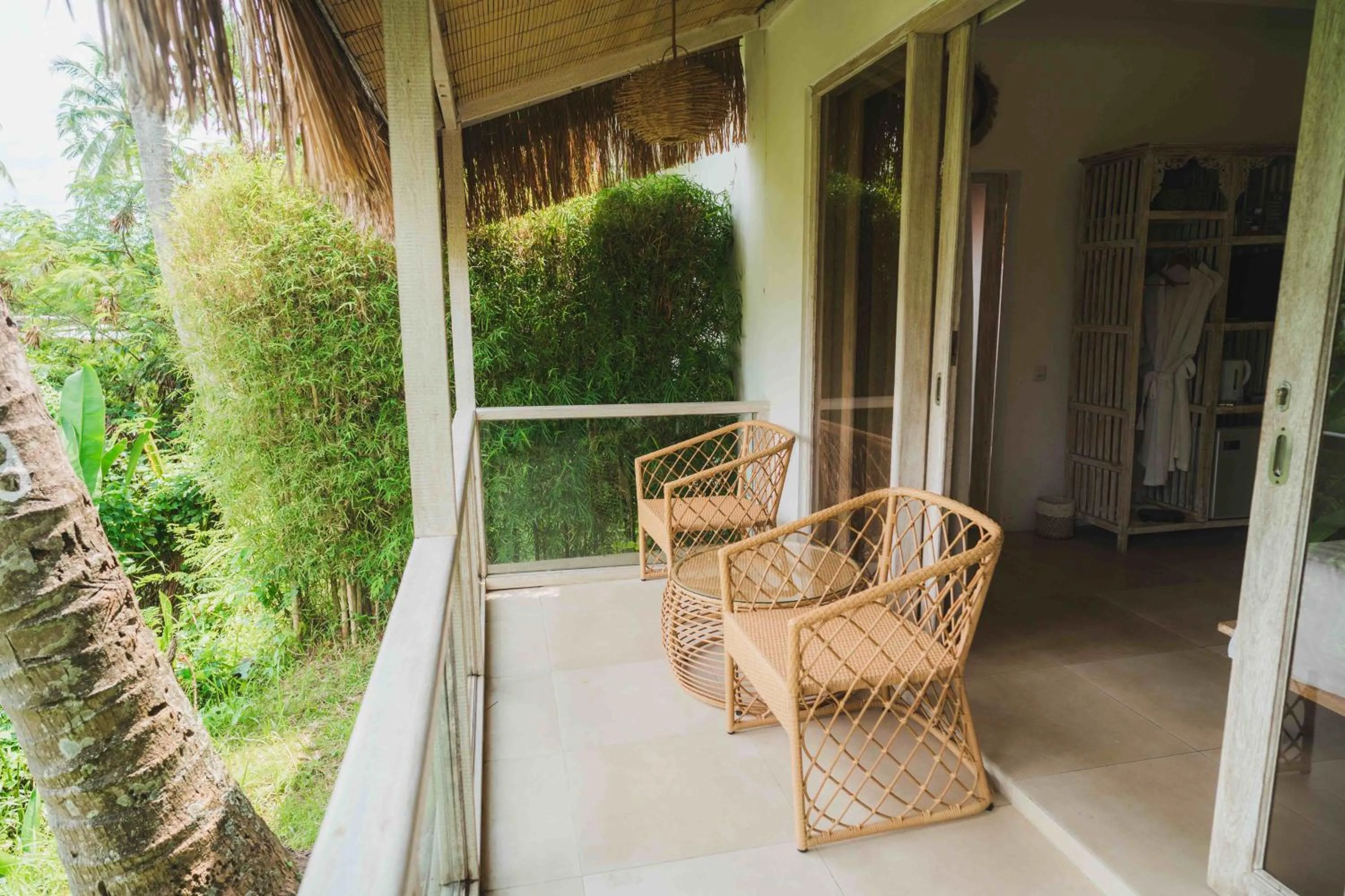 Balcony/Terrace in Hot Stone Club Ubud