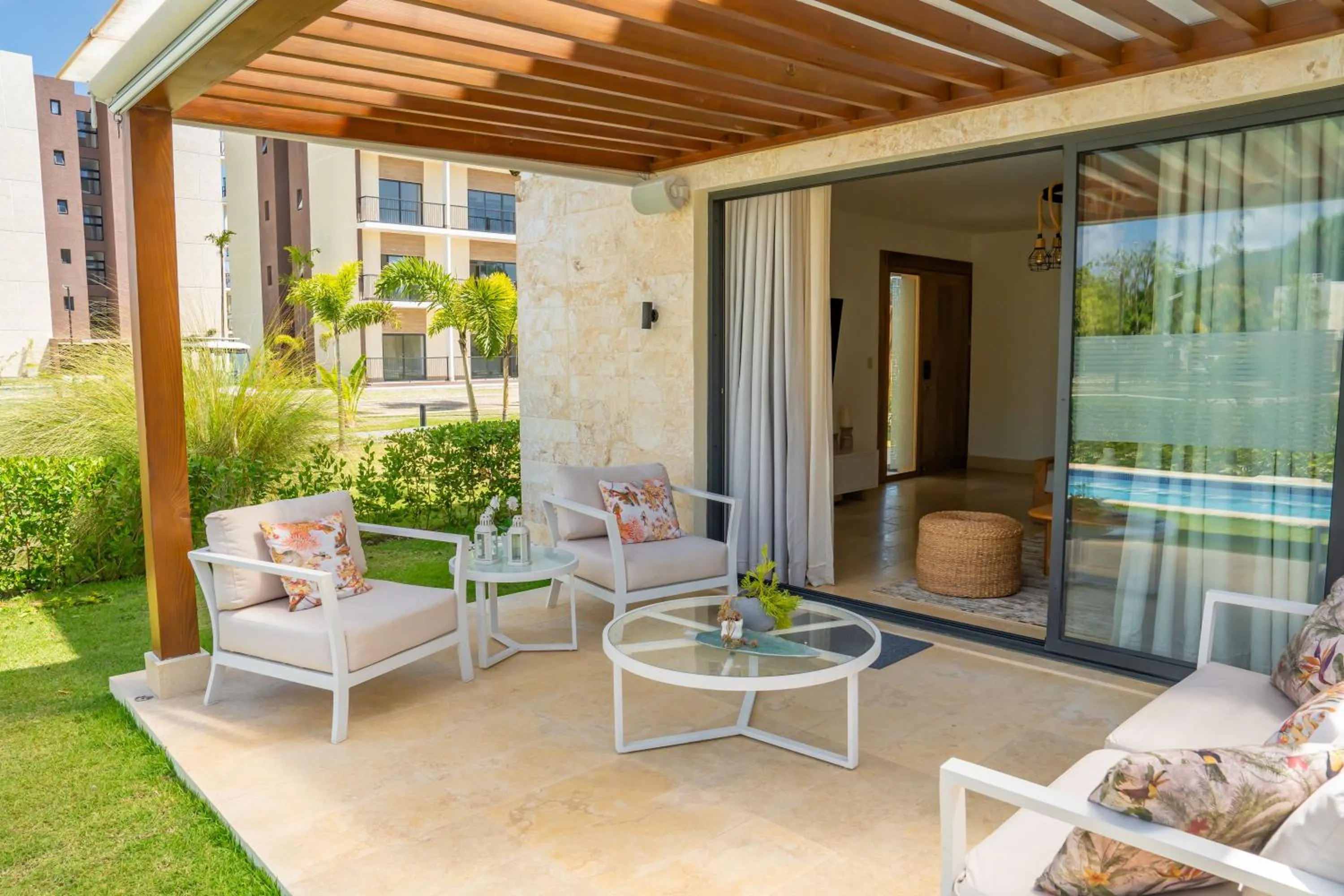 Patio in Xeliter Green One Playa Dorada