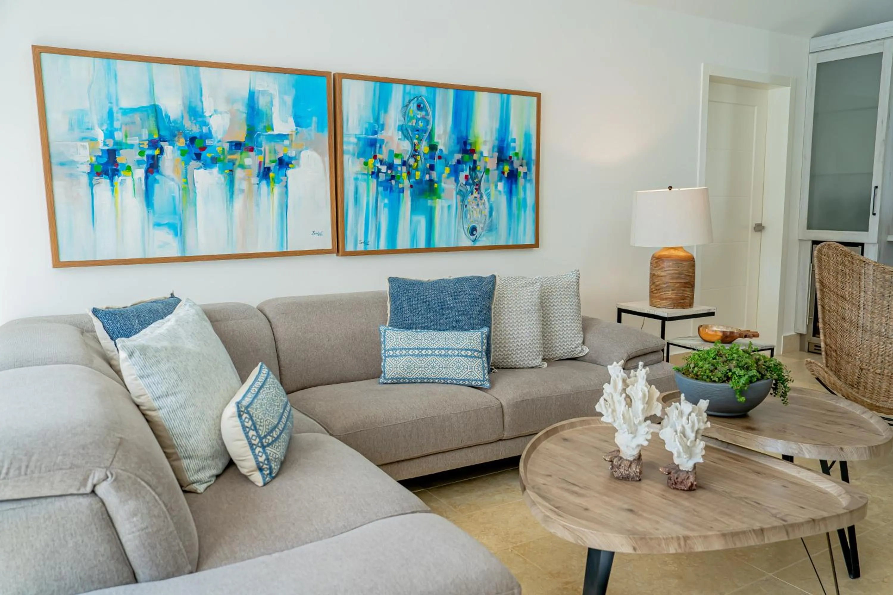 Living room in Xeliter Green One Playa Dorada