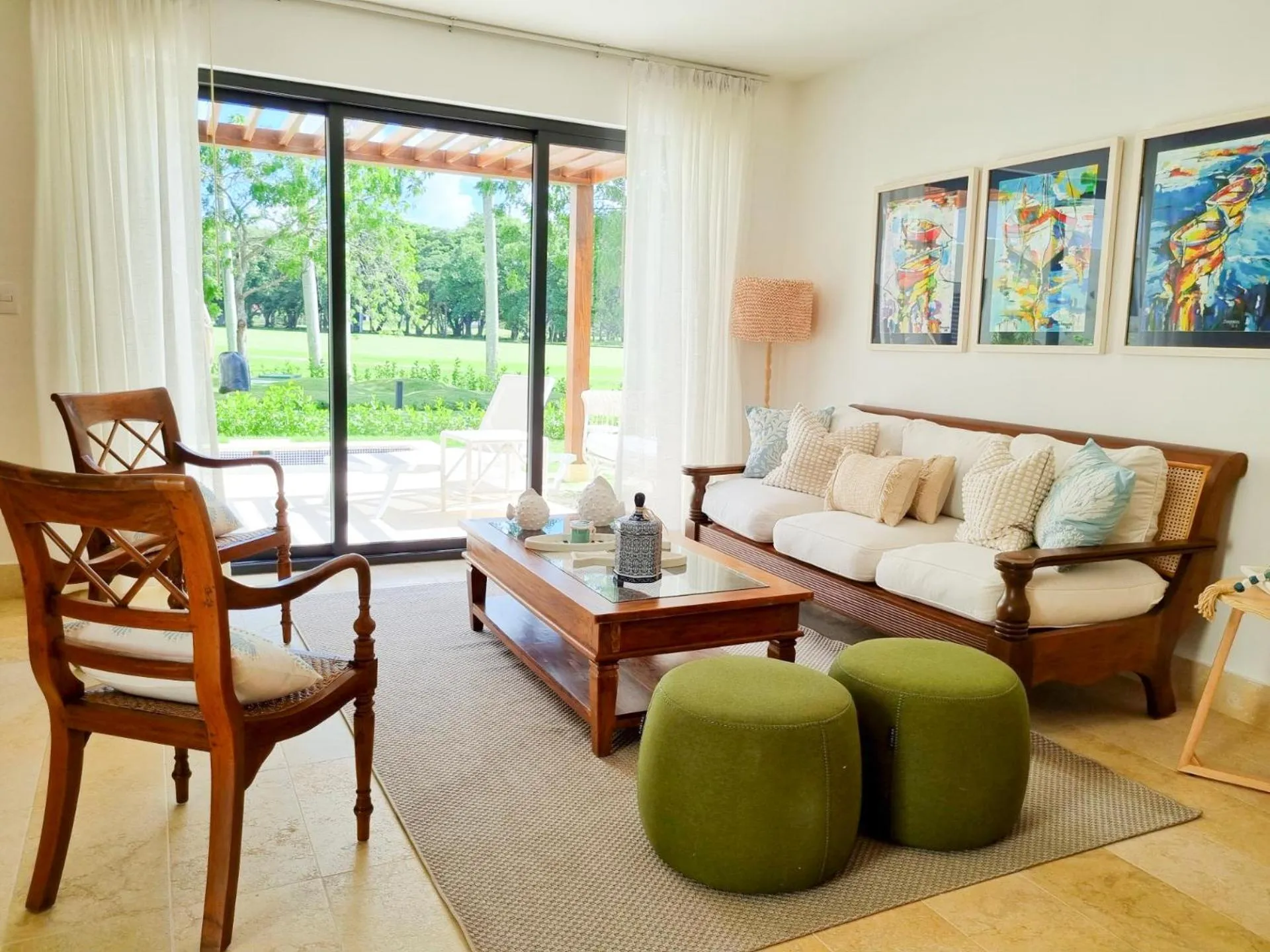 Living room in Xeliter Green One Playa Dorada