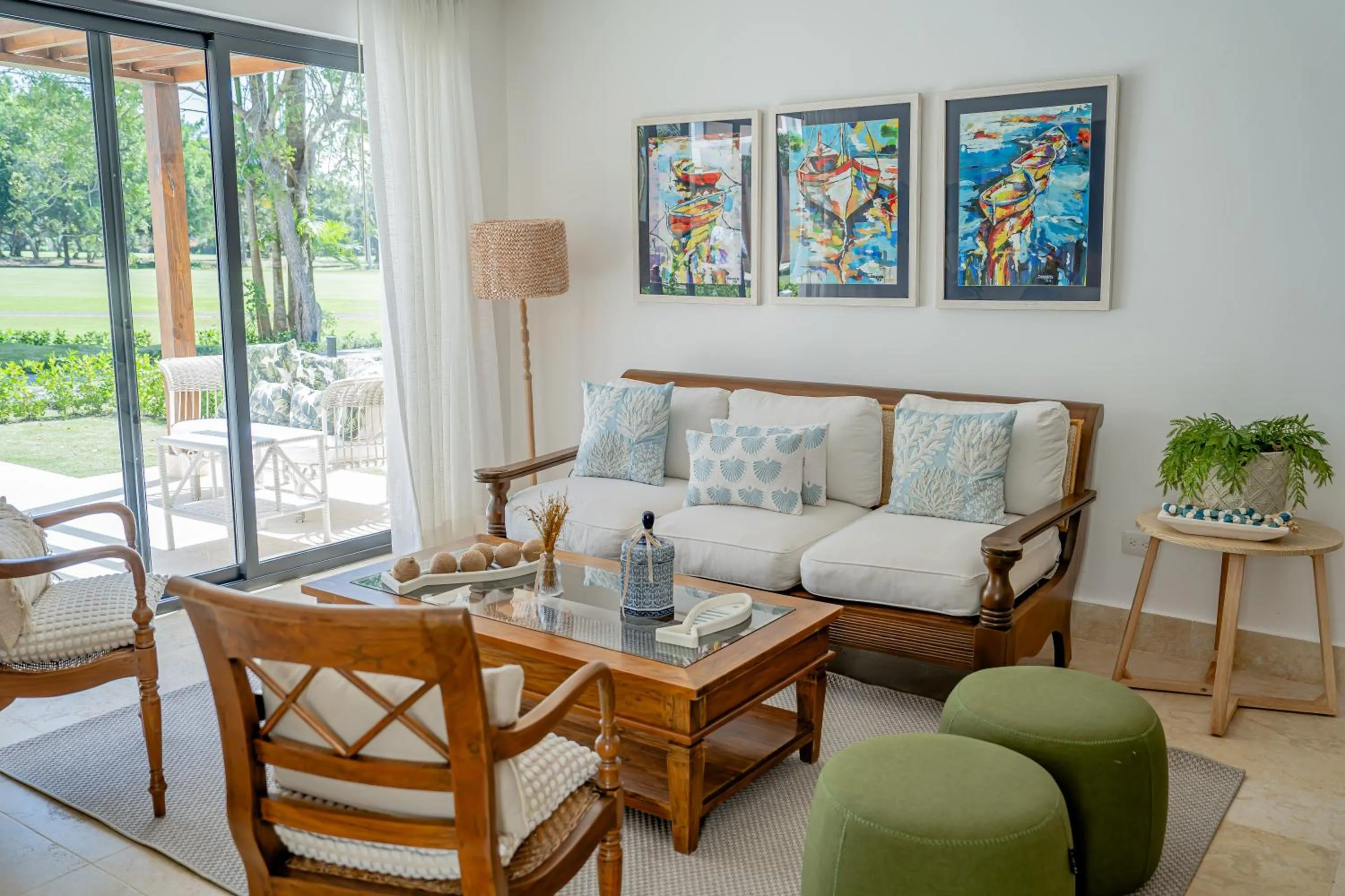 Living room in Xeliter Green One Playa Dorada