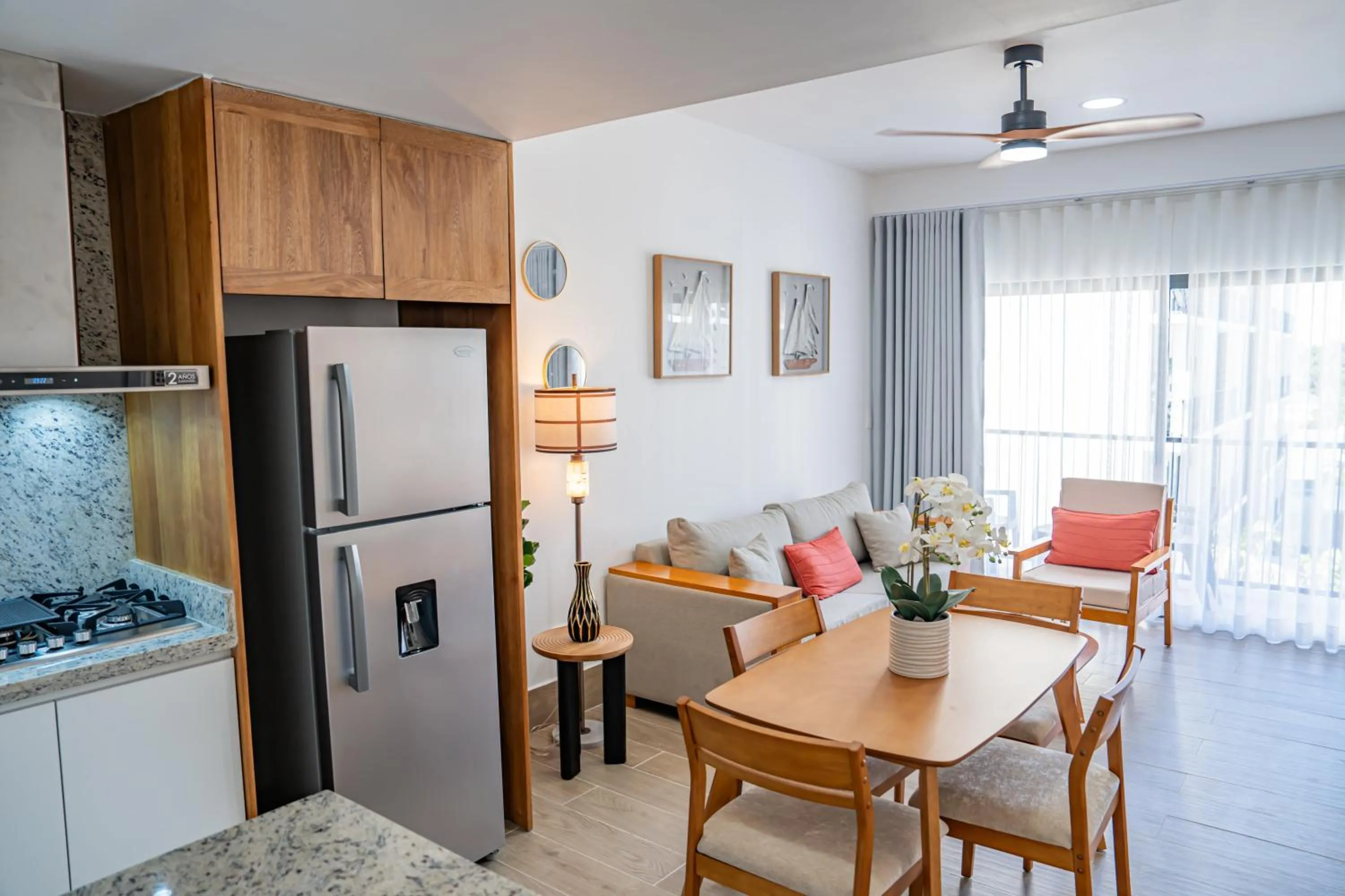 Kitchen or kitchenette in Xeliter Green One Playa Dorada