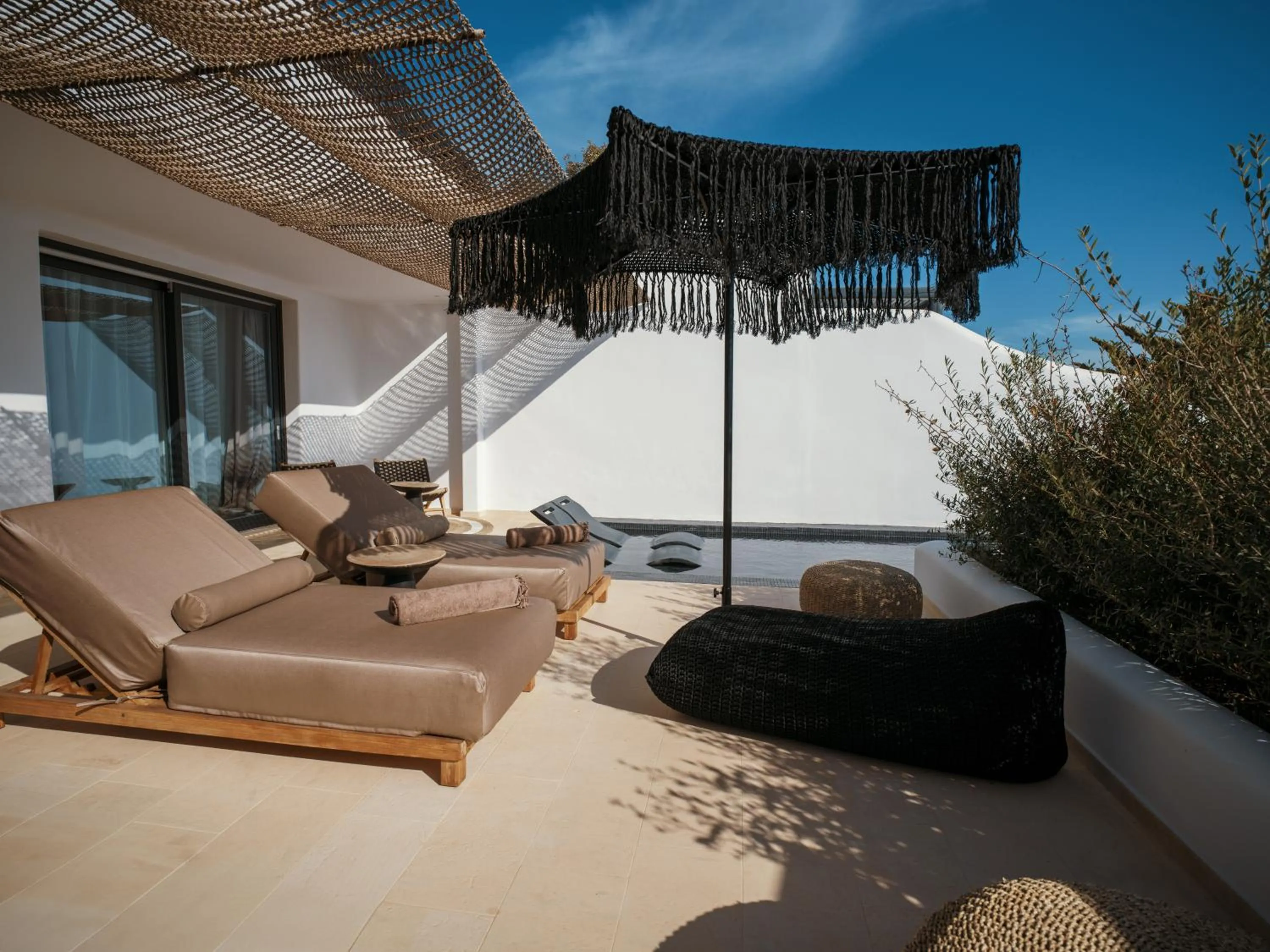 Balcony/Terrace in Asty Mykonos Hotel & Spa - World of One Hotel Group