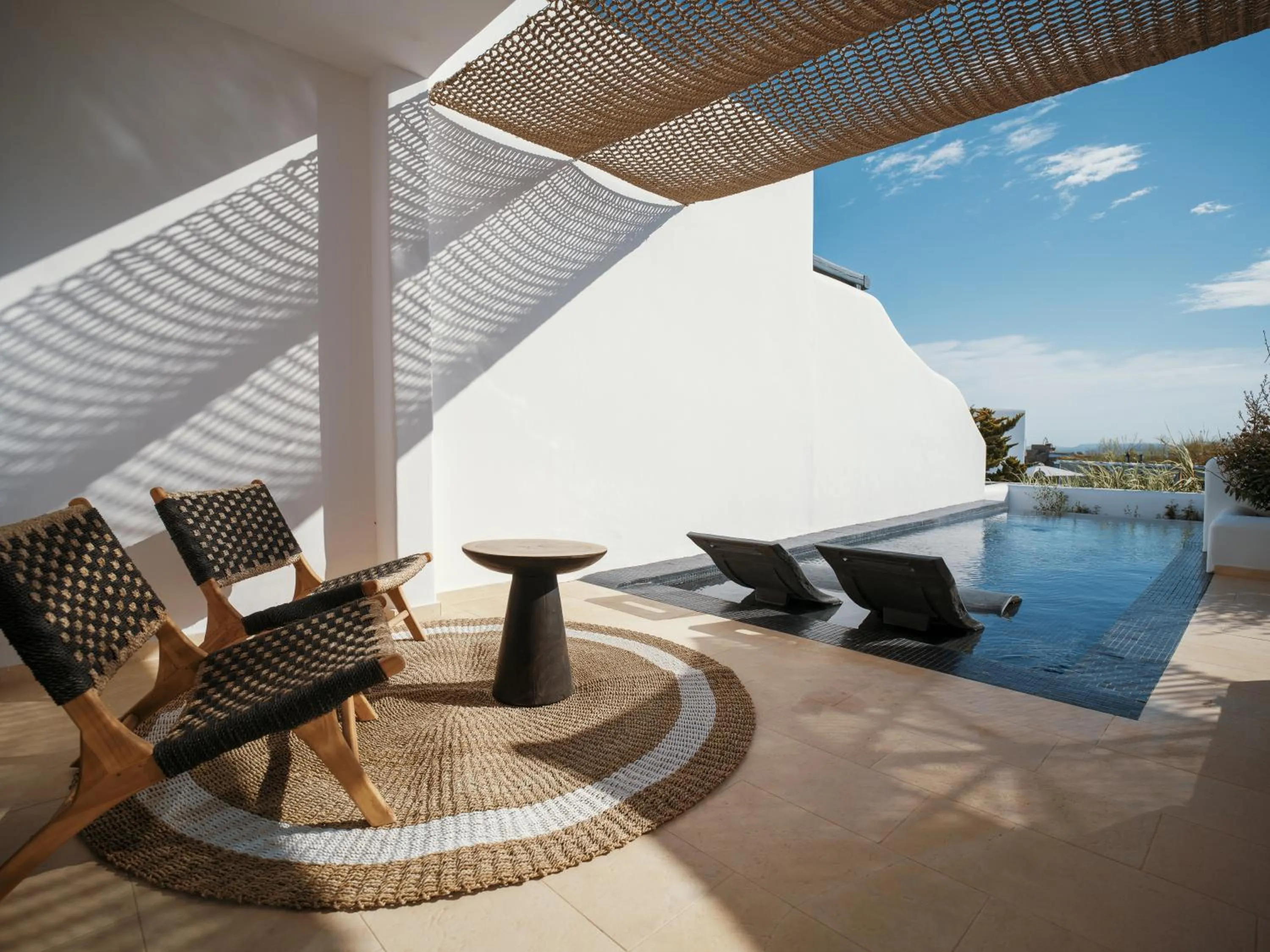 Balcony/Terrace in Asty Mykonos Hotel & Spa - World of One Hotel Group