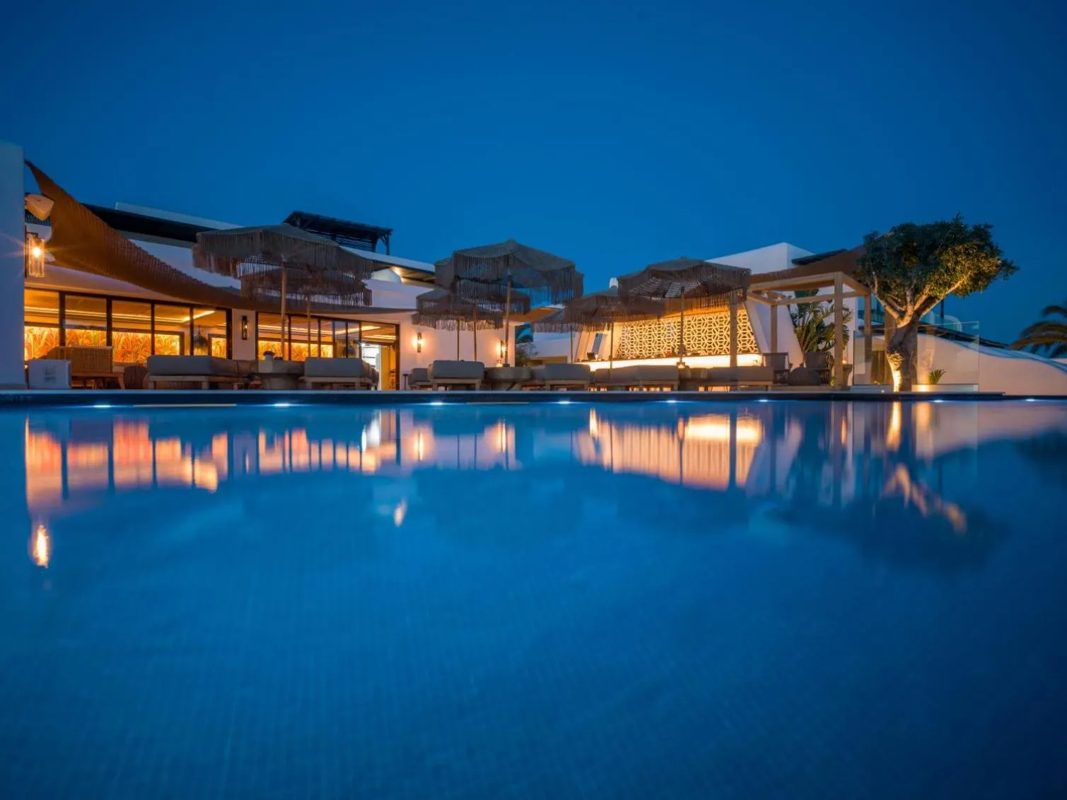 Swimming pool in Asty Mykonos Hotel & Spa - World of One Hotel Group