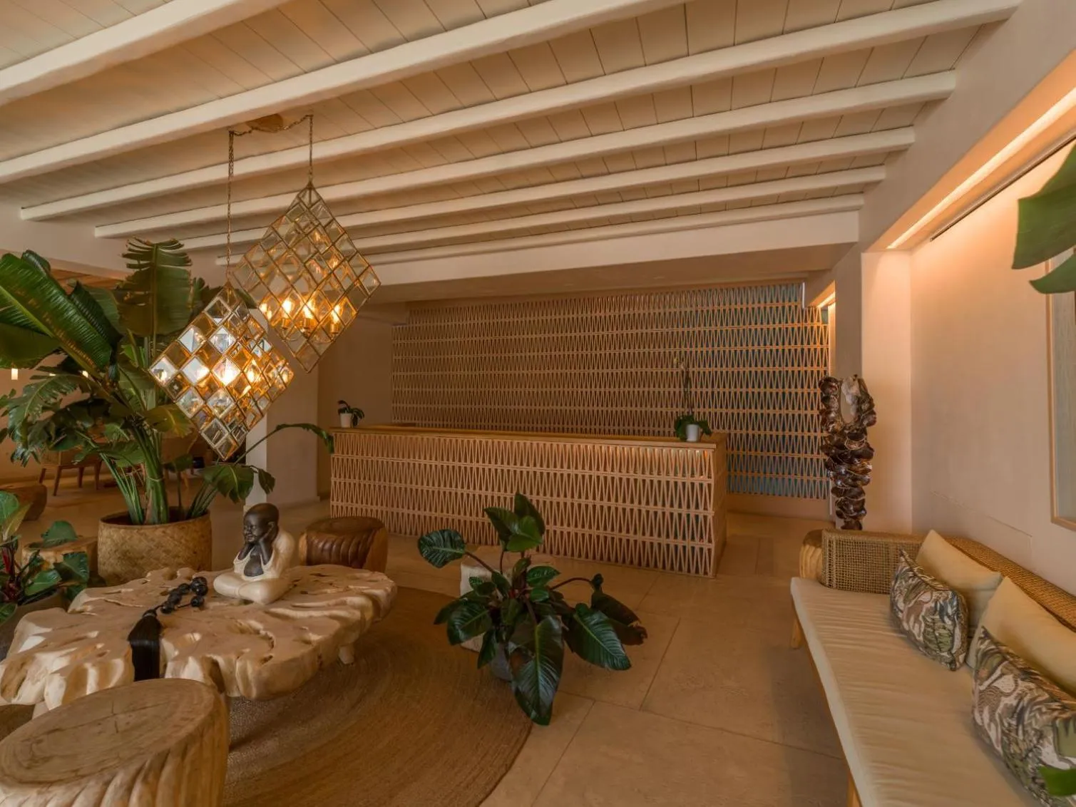 Lobby or reception in Asty Mykonos Hotel & Spa - World of One Hotel Group