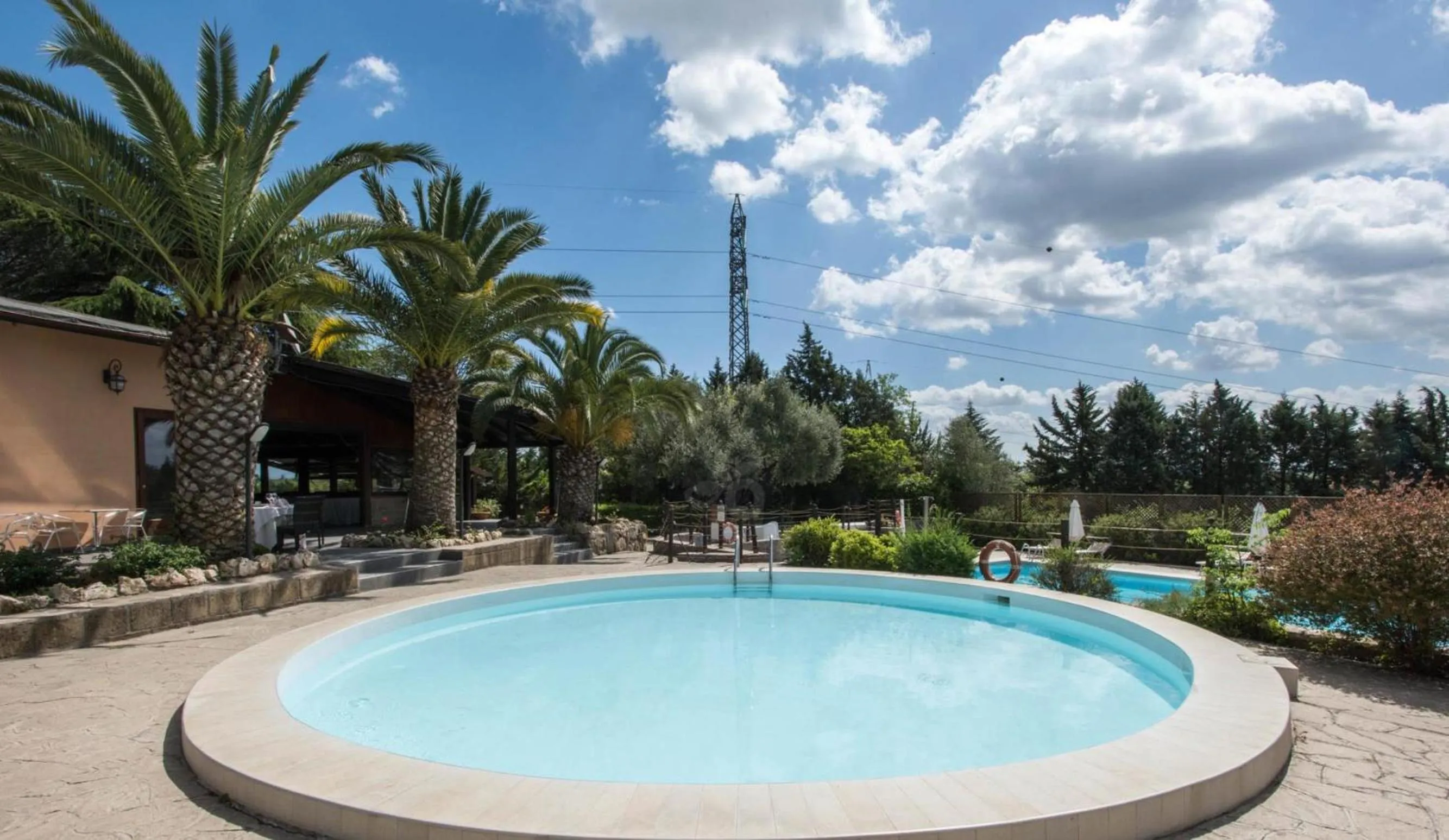 Pool view in Happy Village & Camping