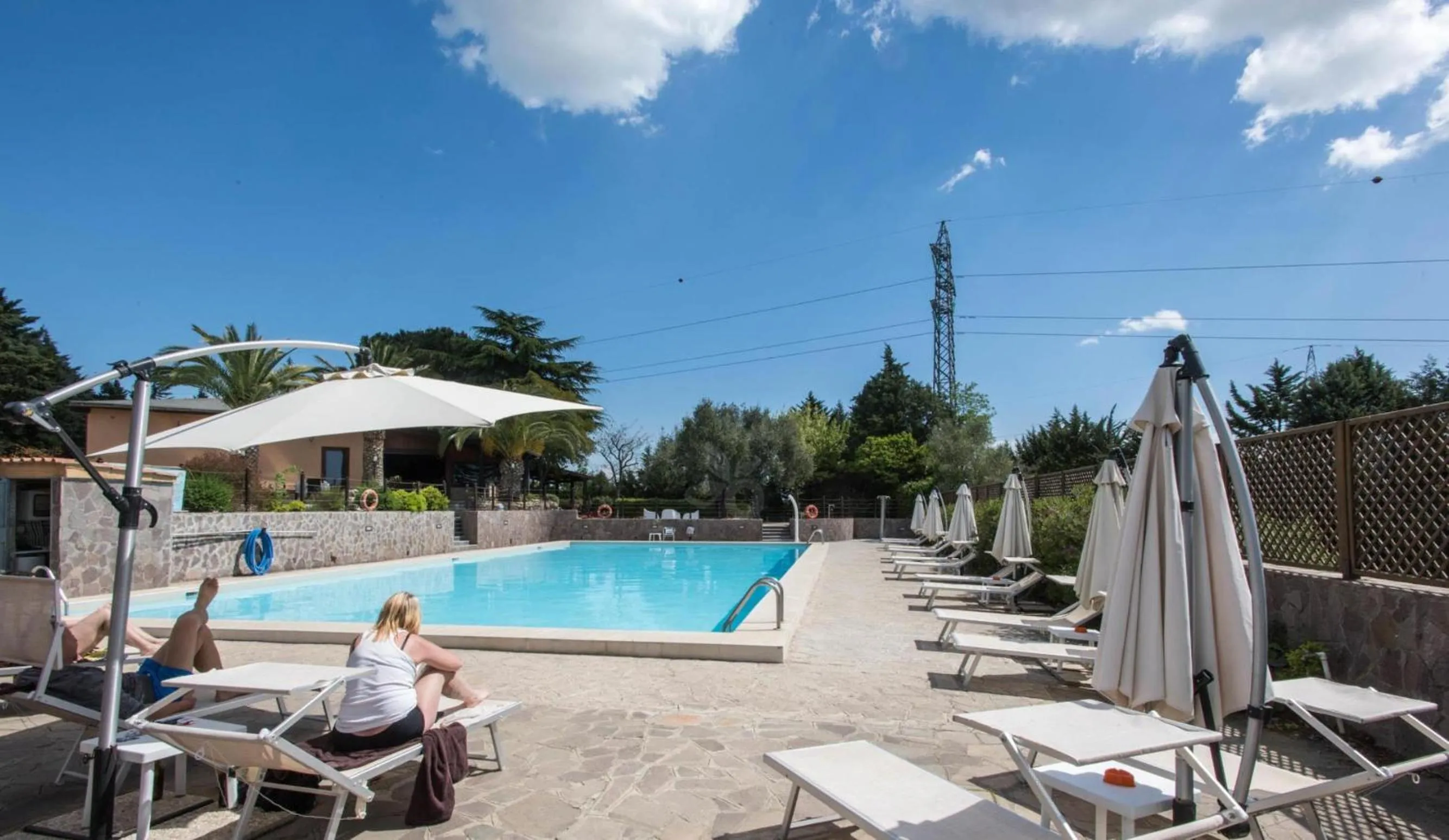 Swimming pool in Happy Village & Camping