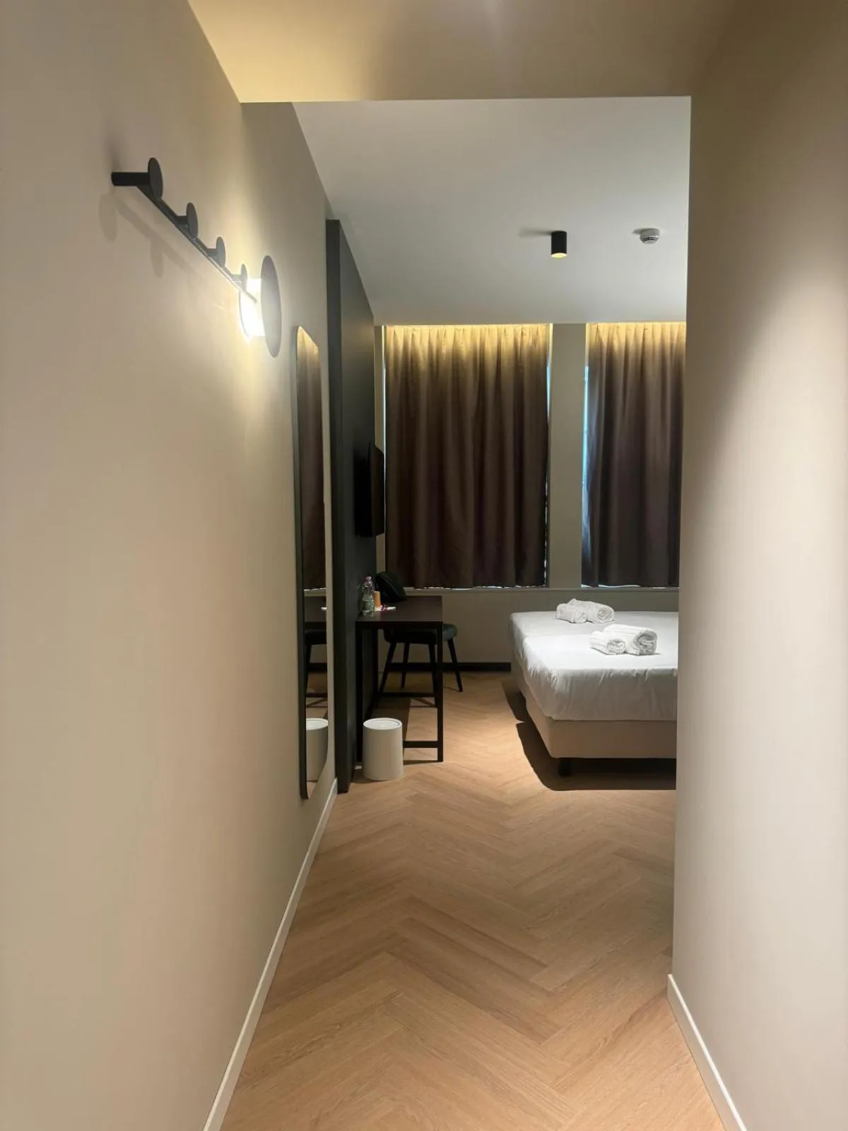 Bed in Hotel Vitruvio