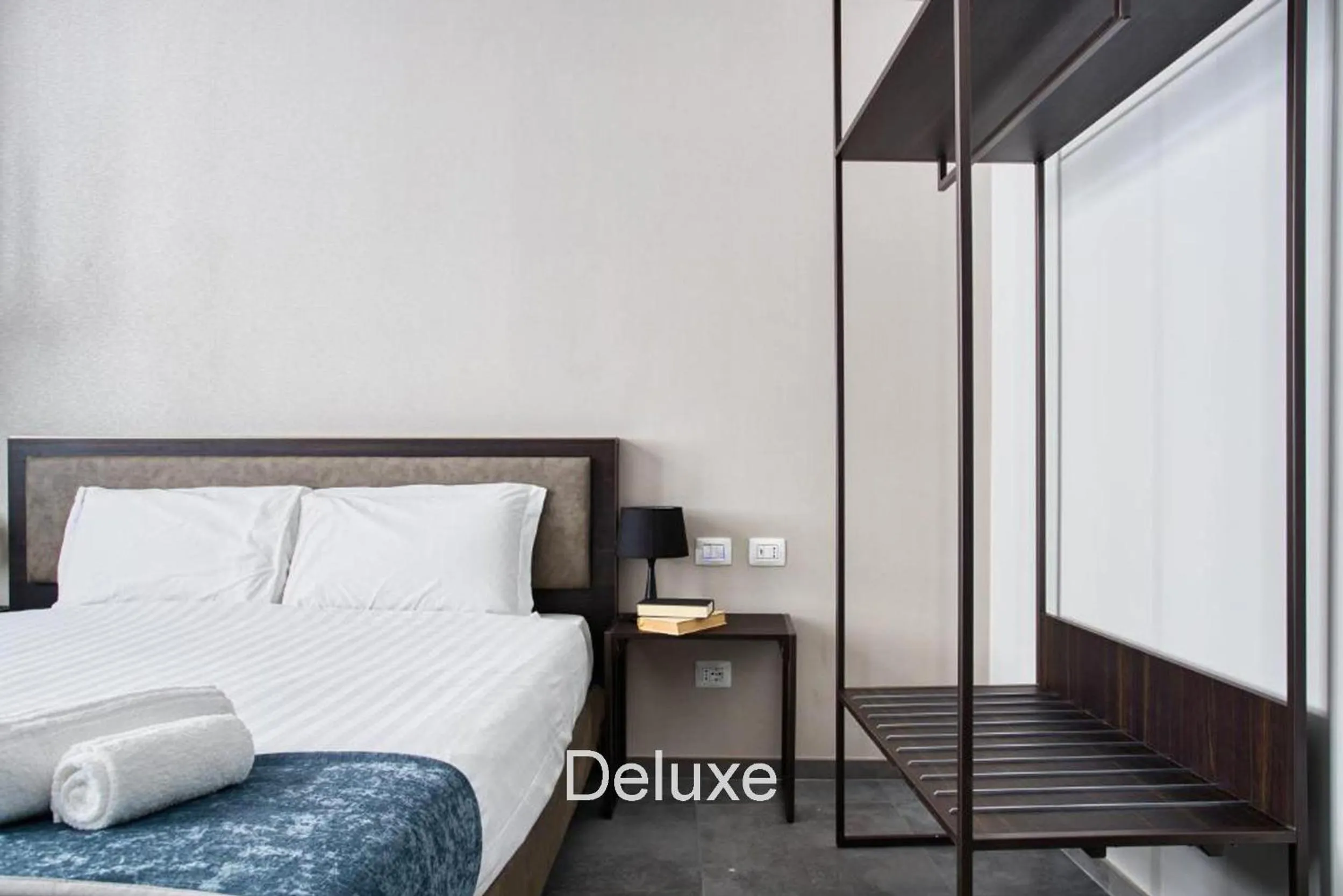 Bed in Hotel Vitruvio