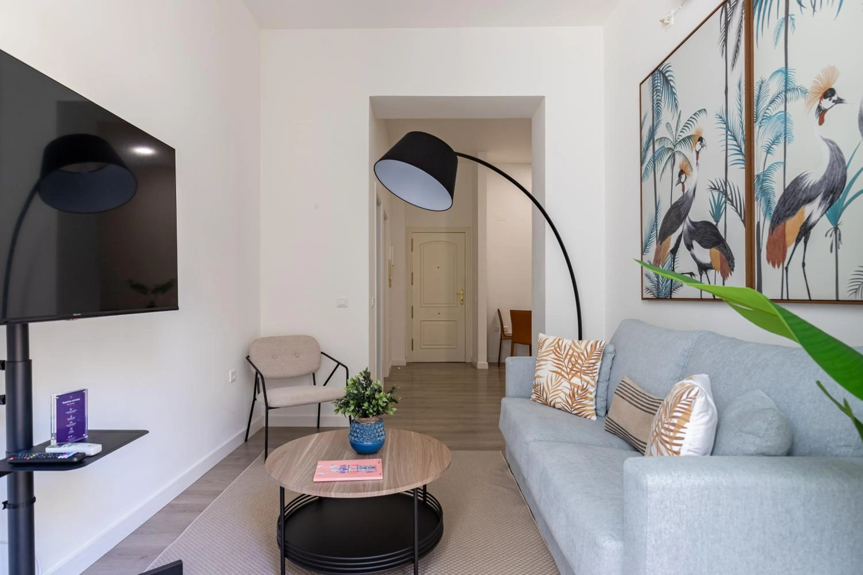 TV and multimedia in Thyssen Boutique Apartments by Caleta Homes