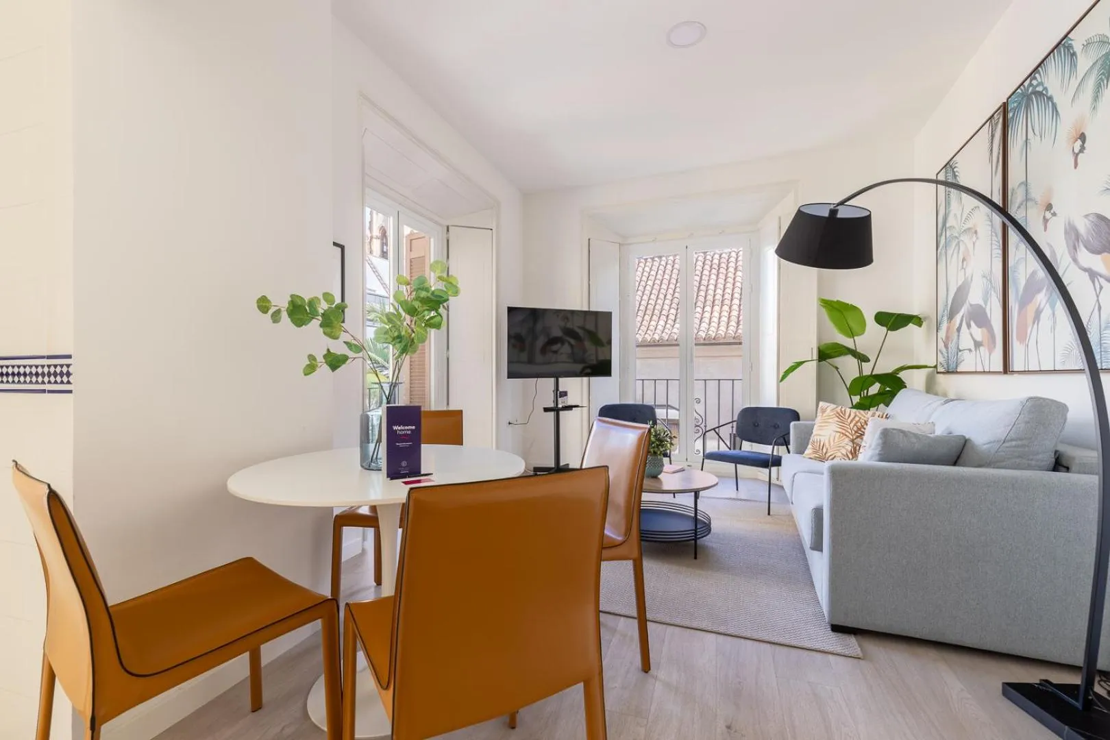 TV and multimedia in Thyssen Boutique Apartments by Caleta Homes