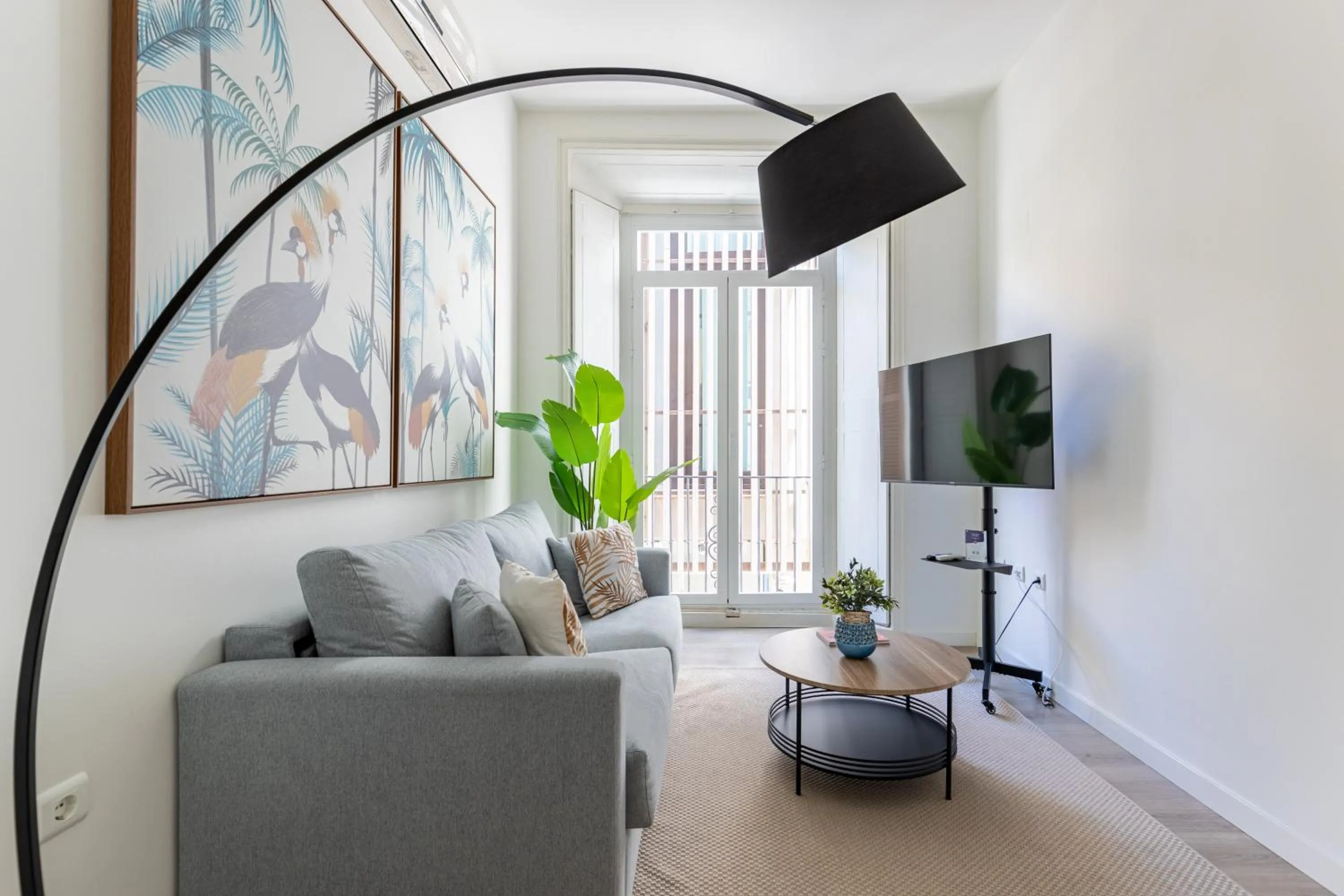 TV and multimedia in Thyssen Boutique Apartments by Caleta Homes