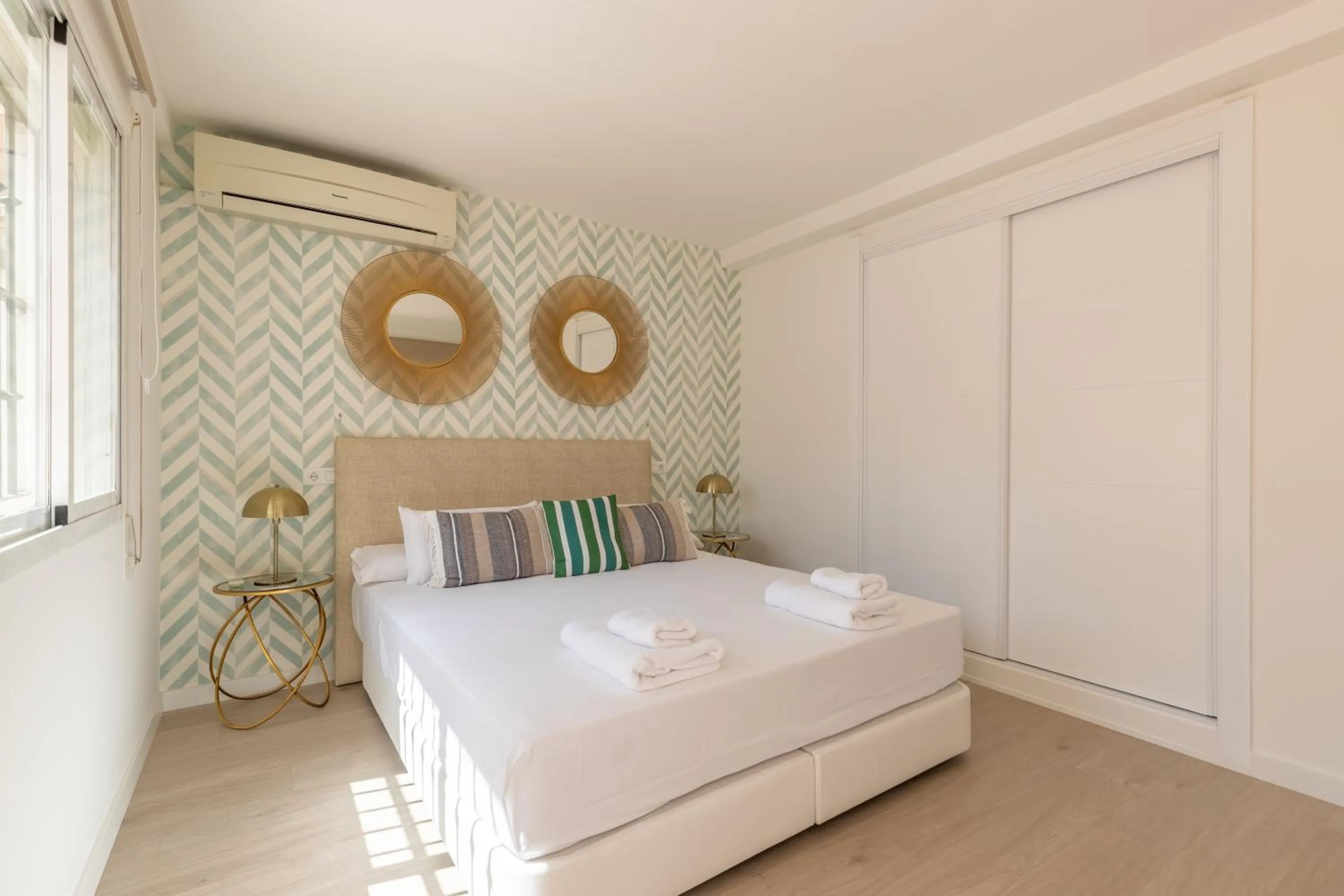 Bedroom, Bed in Thyssen Boutique Apartments by Caleta Homes