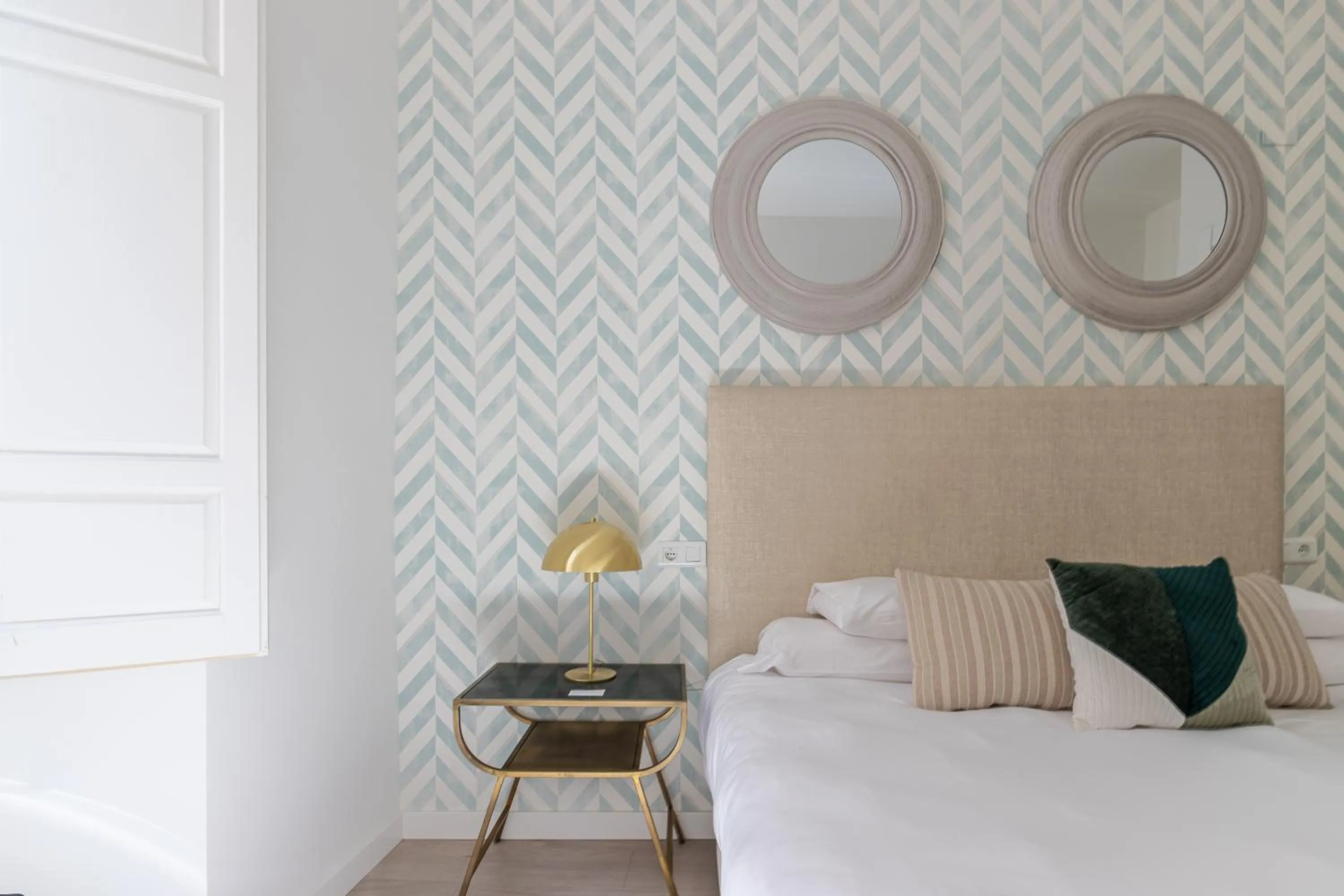 Bedroom, Bed in Thyssen Boutique Apartments by Caleta Homes