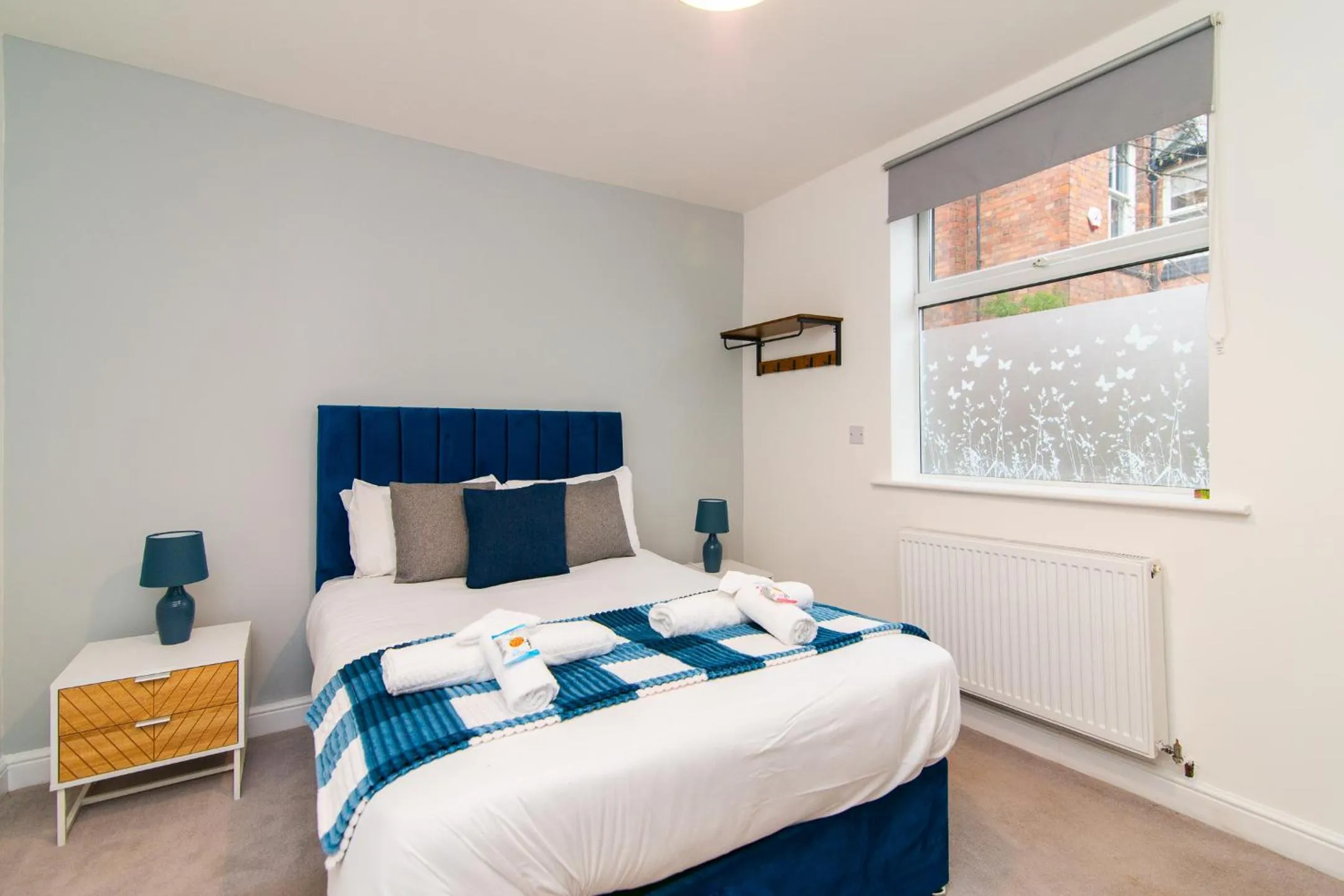 Bed in The Linden Leaf Rooms