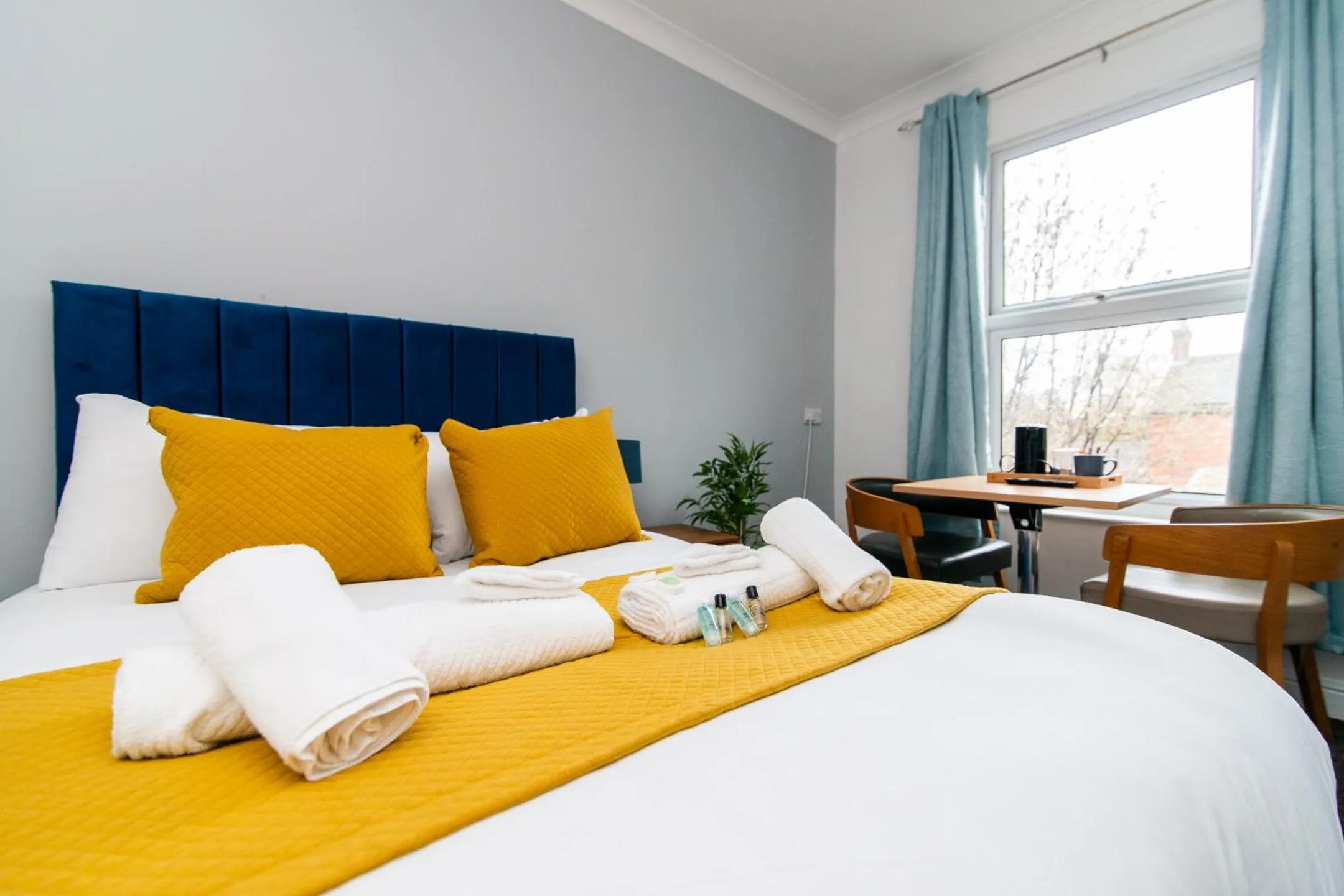 Bed in The Linden Leaf Rooms