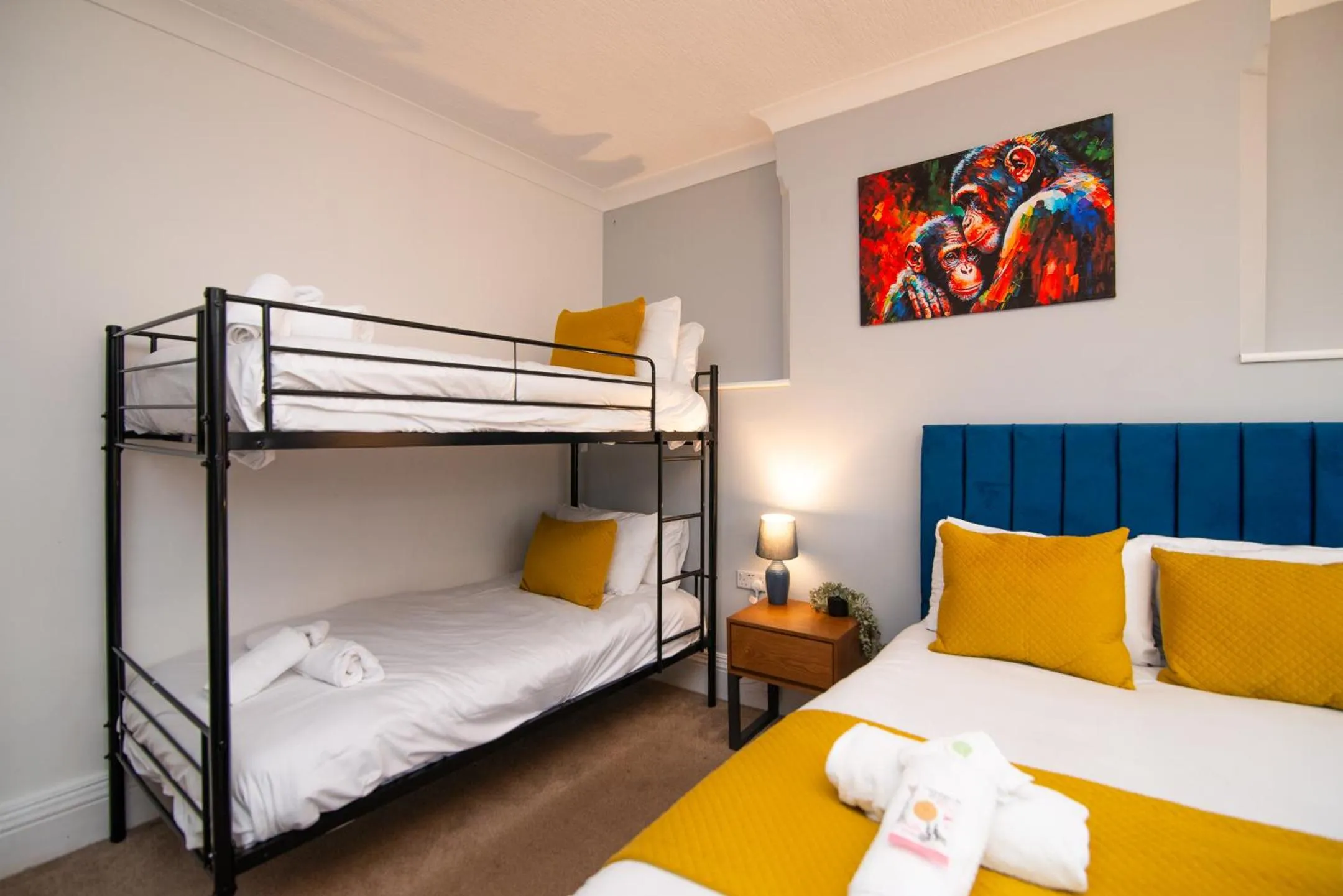 Bed in The Linden Leaf Rooms